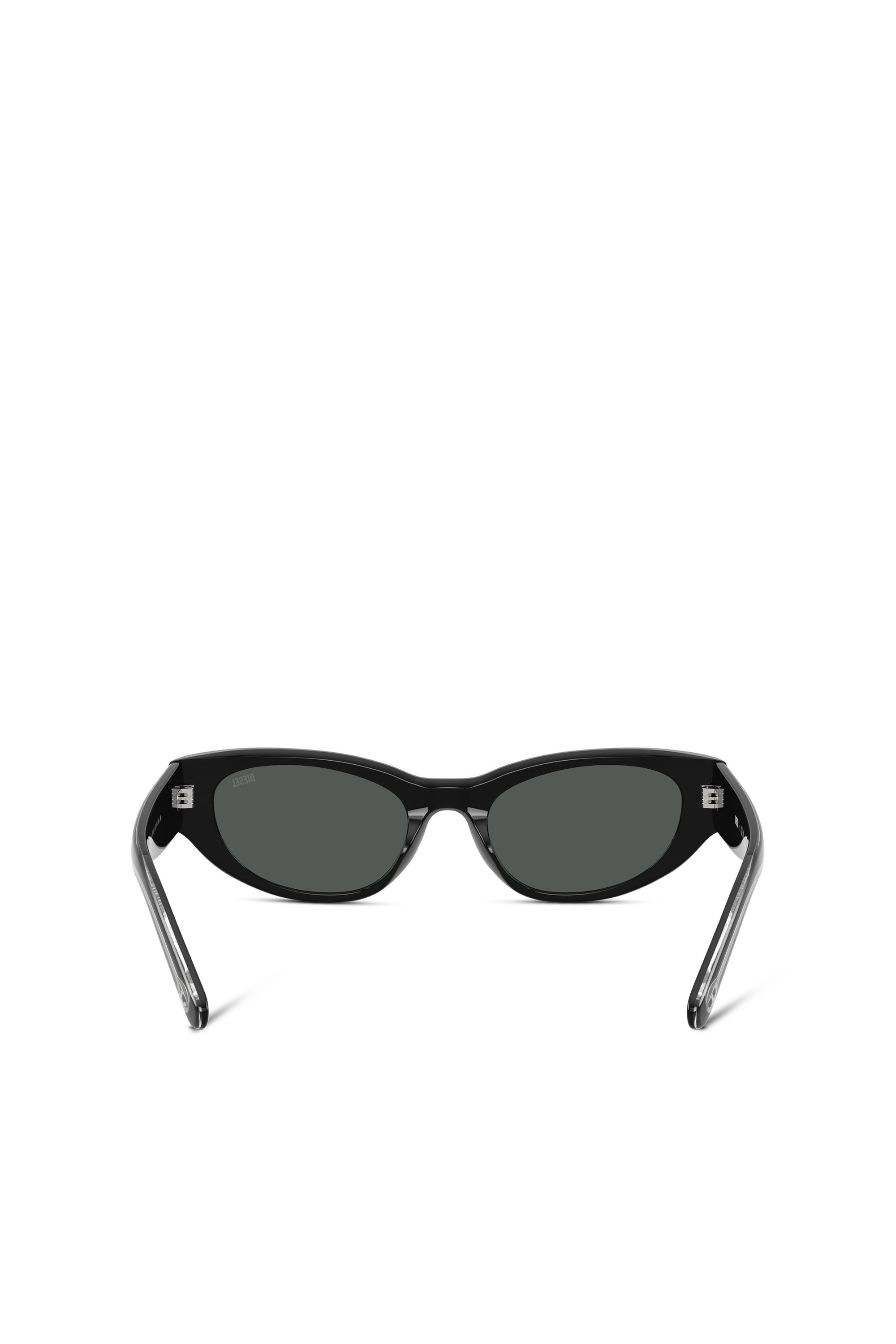 Diesel - 0DL2010U, Unisex's Cat-eye style sunglasses in ブラック - 3