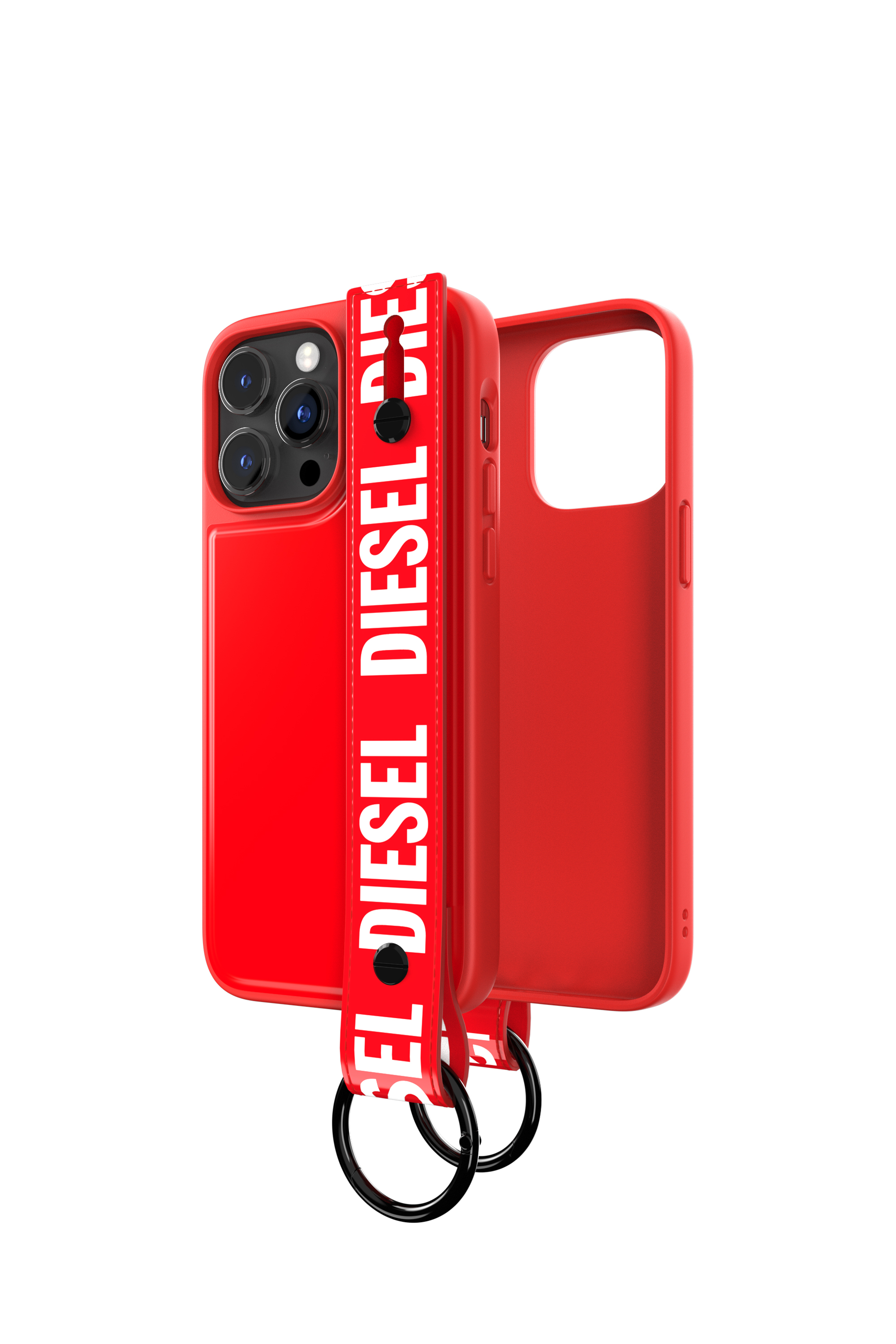 Diesel - 50288 MOULDED CASE, Unisex's iPhone 14 PRO Max　対応　ケース in レッド - 1