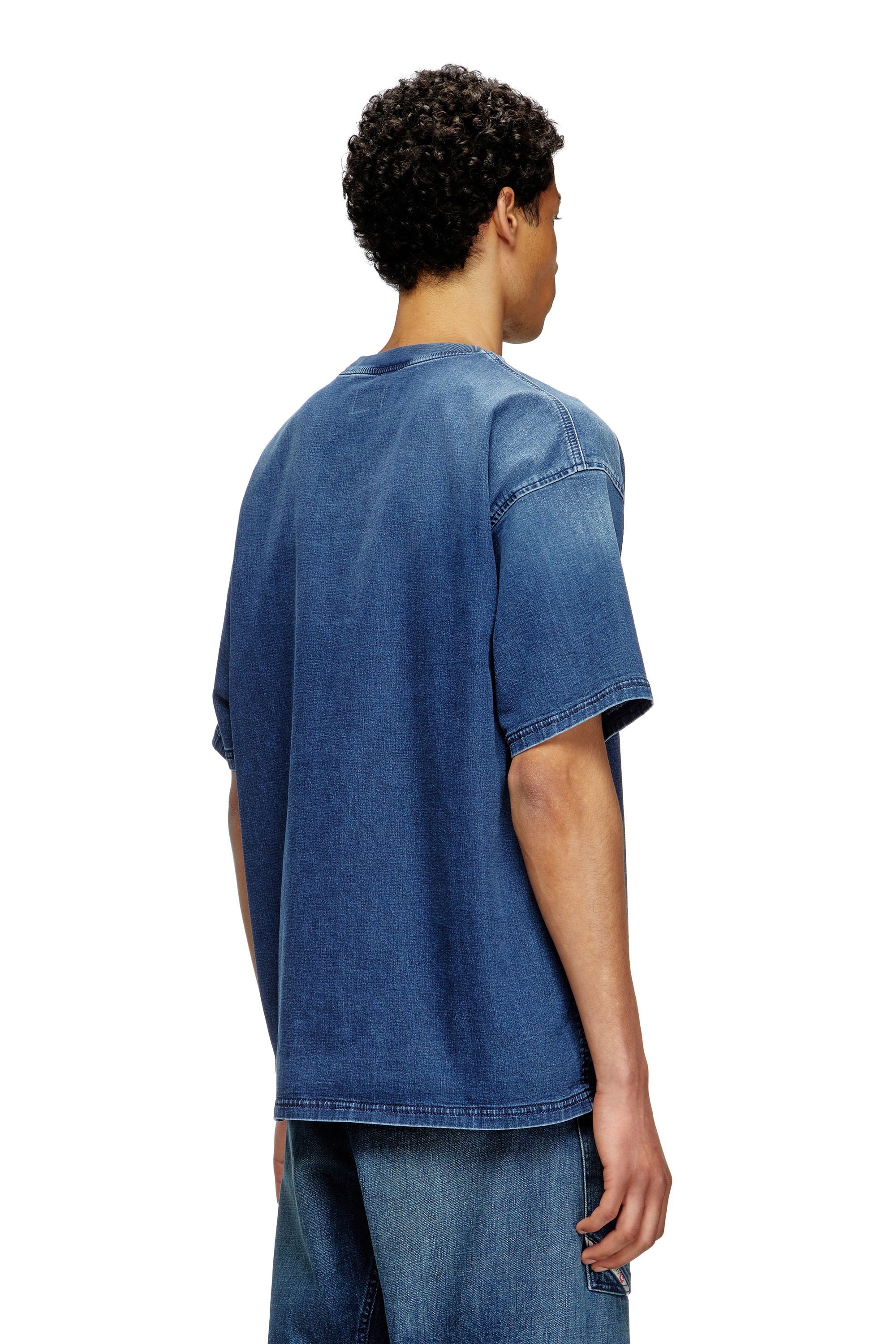 Diesel - D-BOX JOGG, Male's T-shirt in JoggJeans in ブルー - 4