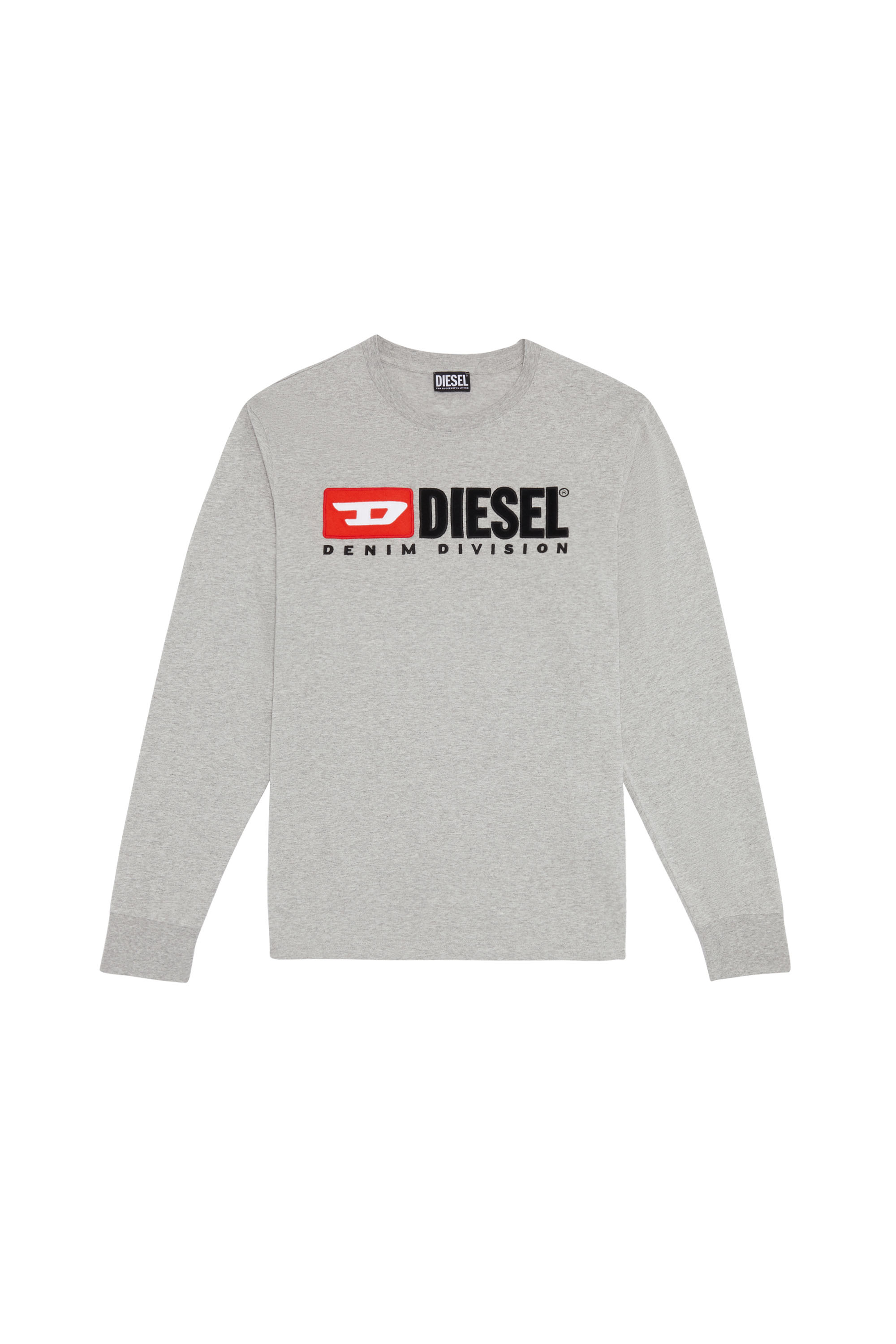 Diesel - T-JUST-LS-DIV, グレー - Image 3