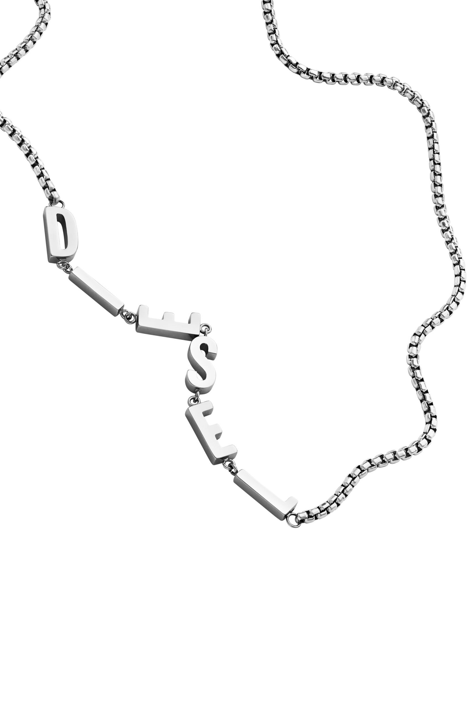 Diesel - DX1491, Unisex's Stainless steel chain necklace in シルバー - 1