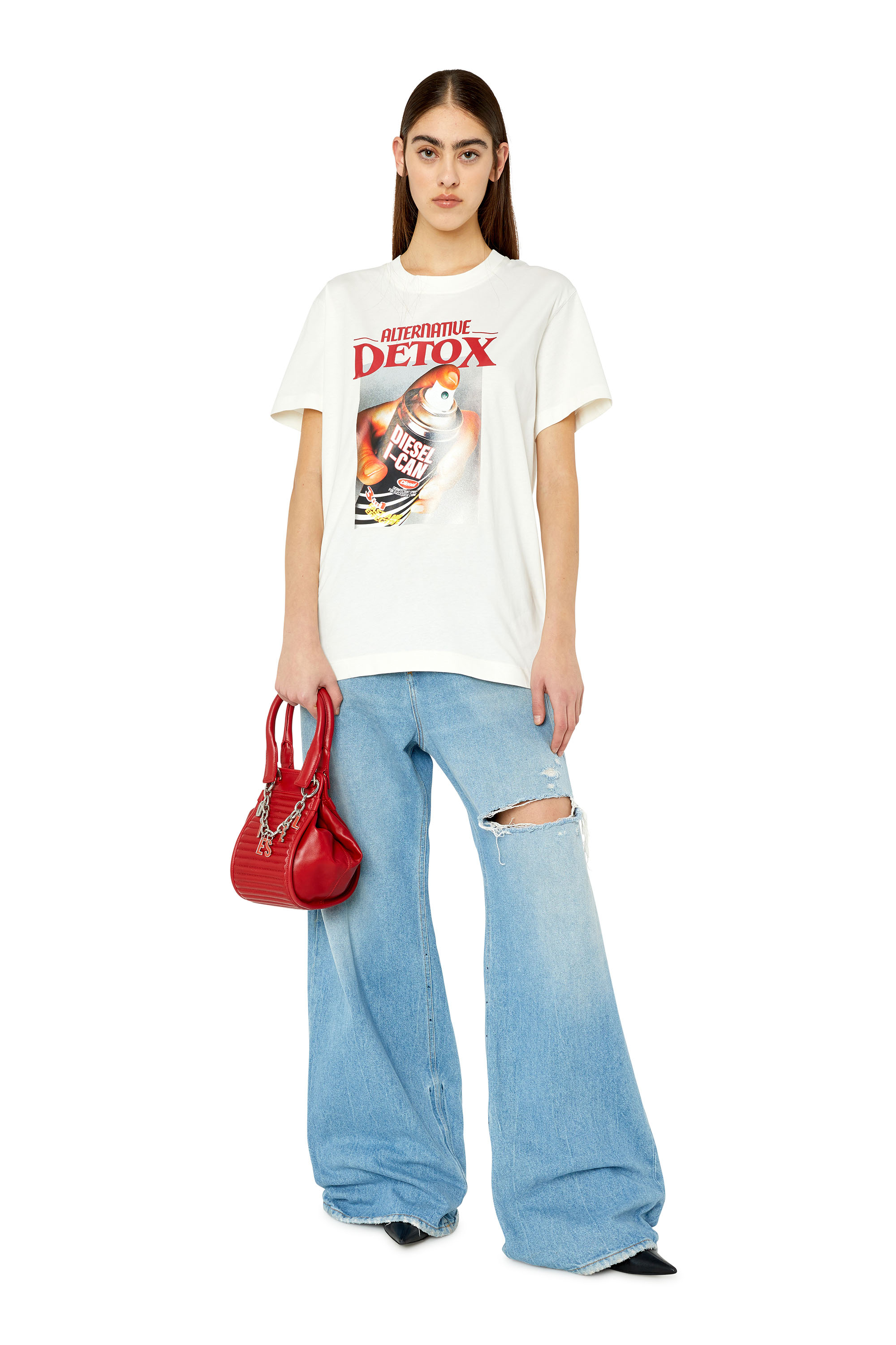 T-REGOFF(WOMEN): オーバーサイズTシャツ |ディーゼル T-REGOFF(WOMEN): オーバーサイズTシャツ |ディーゼル