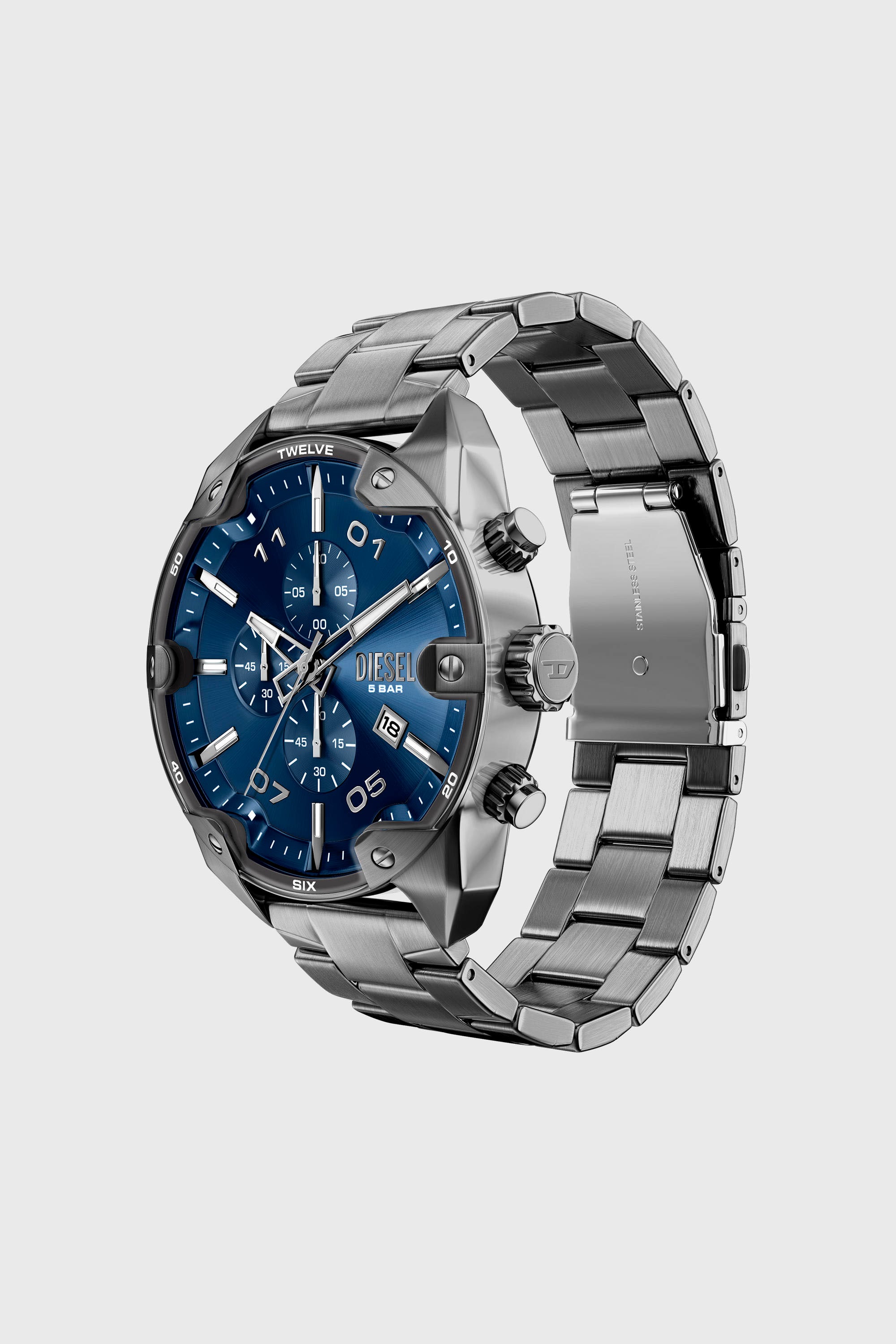 Diesel - DZ4724 WATCH, Male's 時計 in ダークグレー - 7
