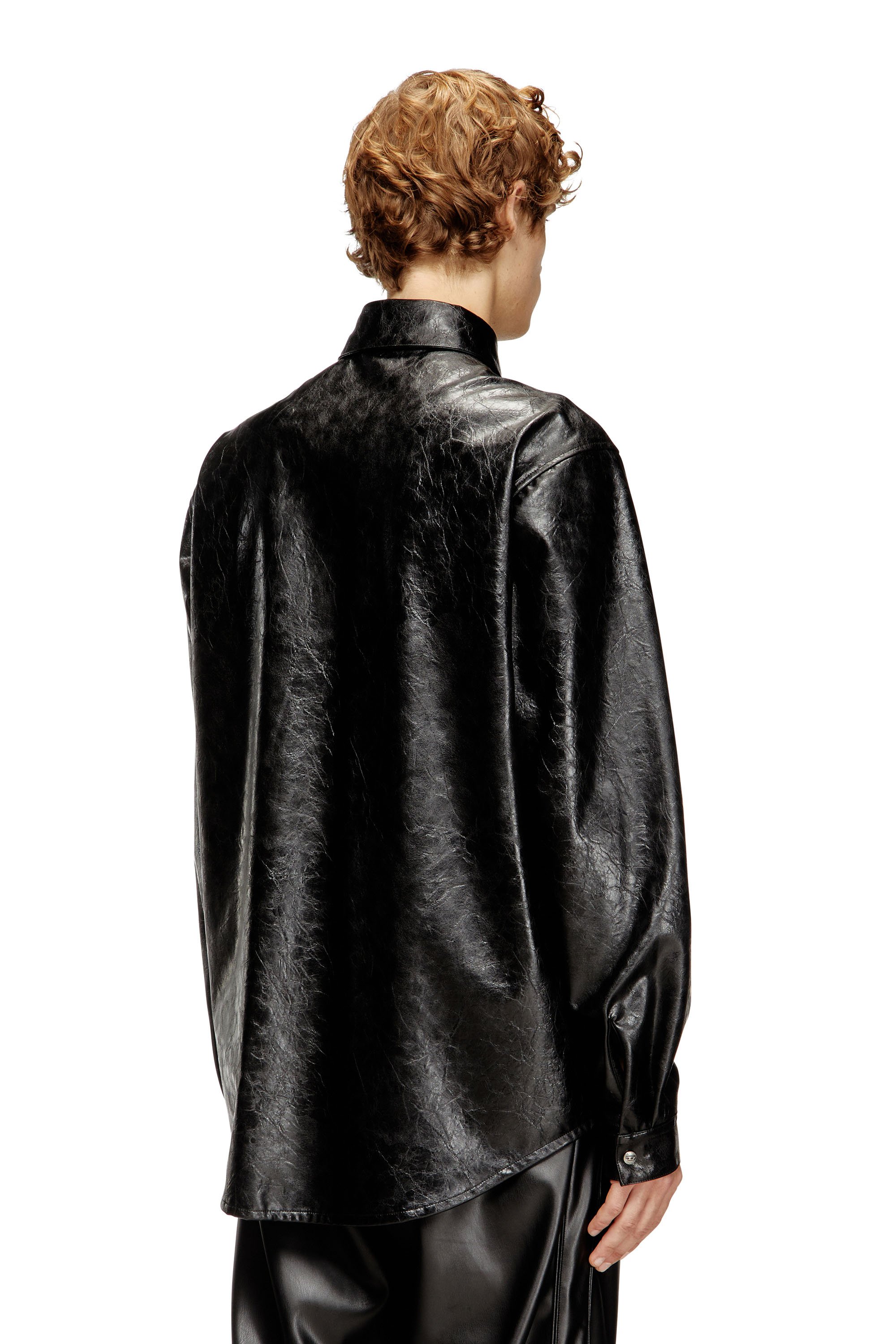 Diesel - S-SIMPLY-QMBU, Male's シャツ in ブラック - 4