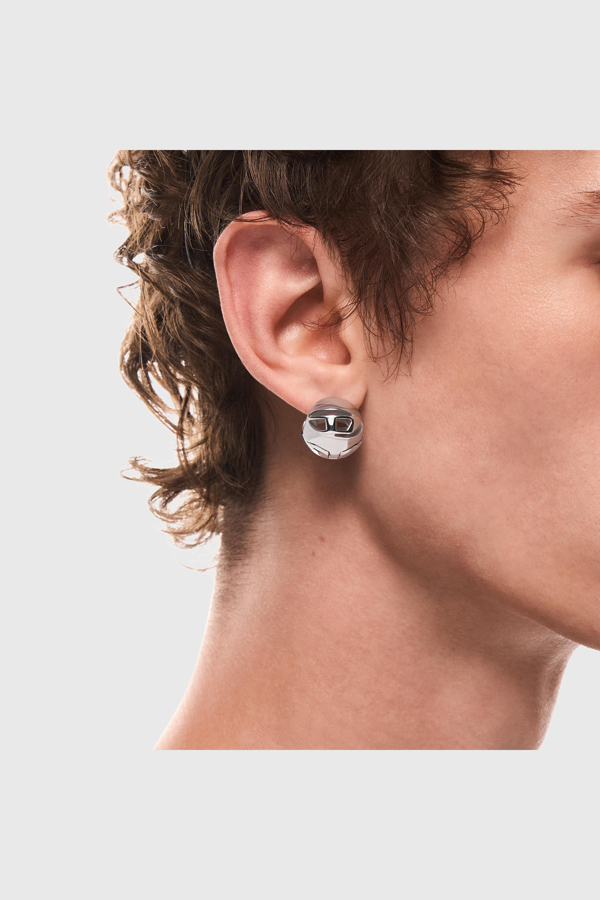 Diesel - DX1718040, Unisex's ピアス（片耳用） in シルバー - 4