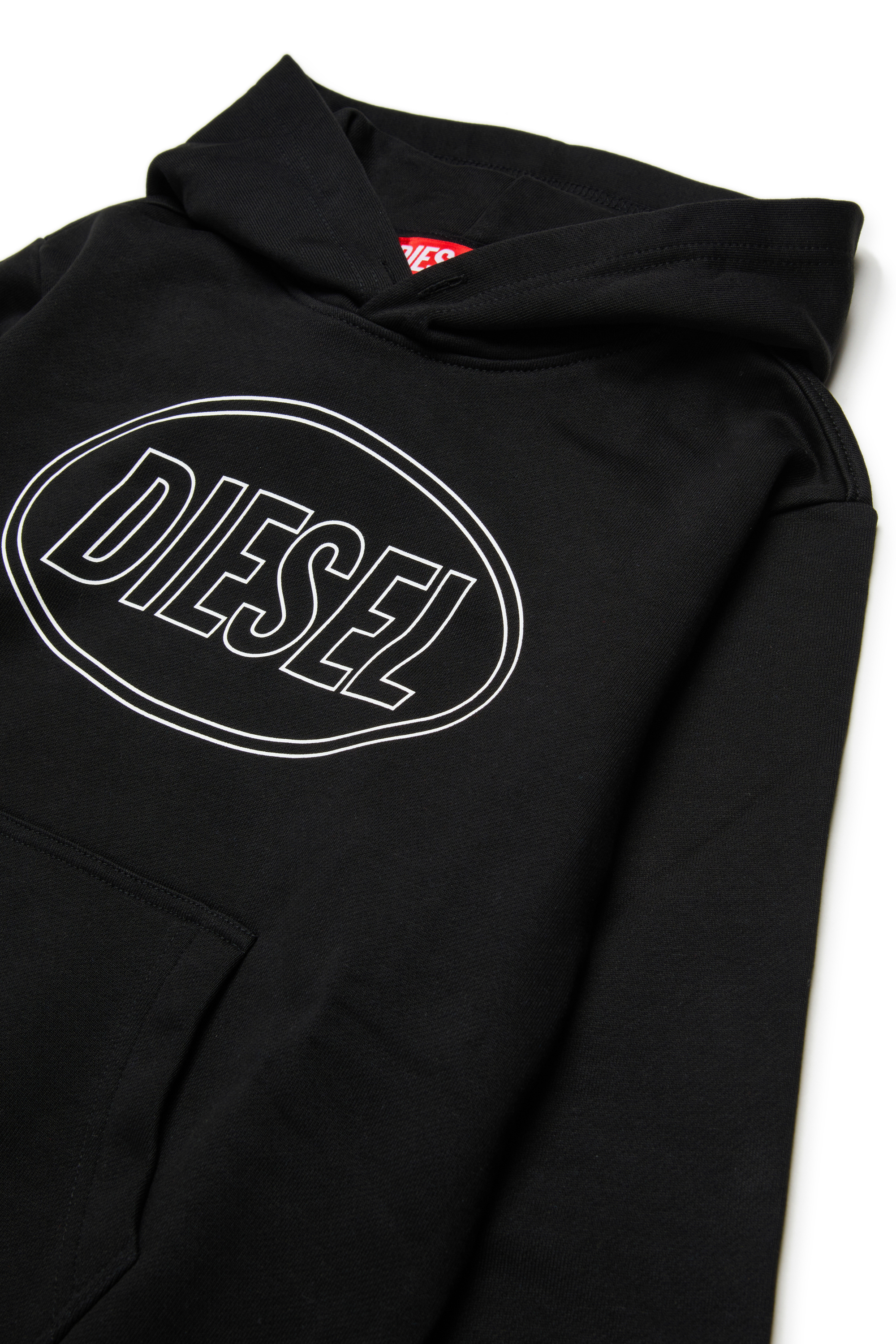 Diesel - SCIRCLEHOOD OVER, Male's プルオーバーパーカー in ブラック - 3