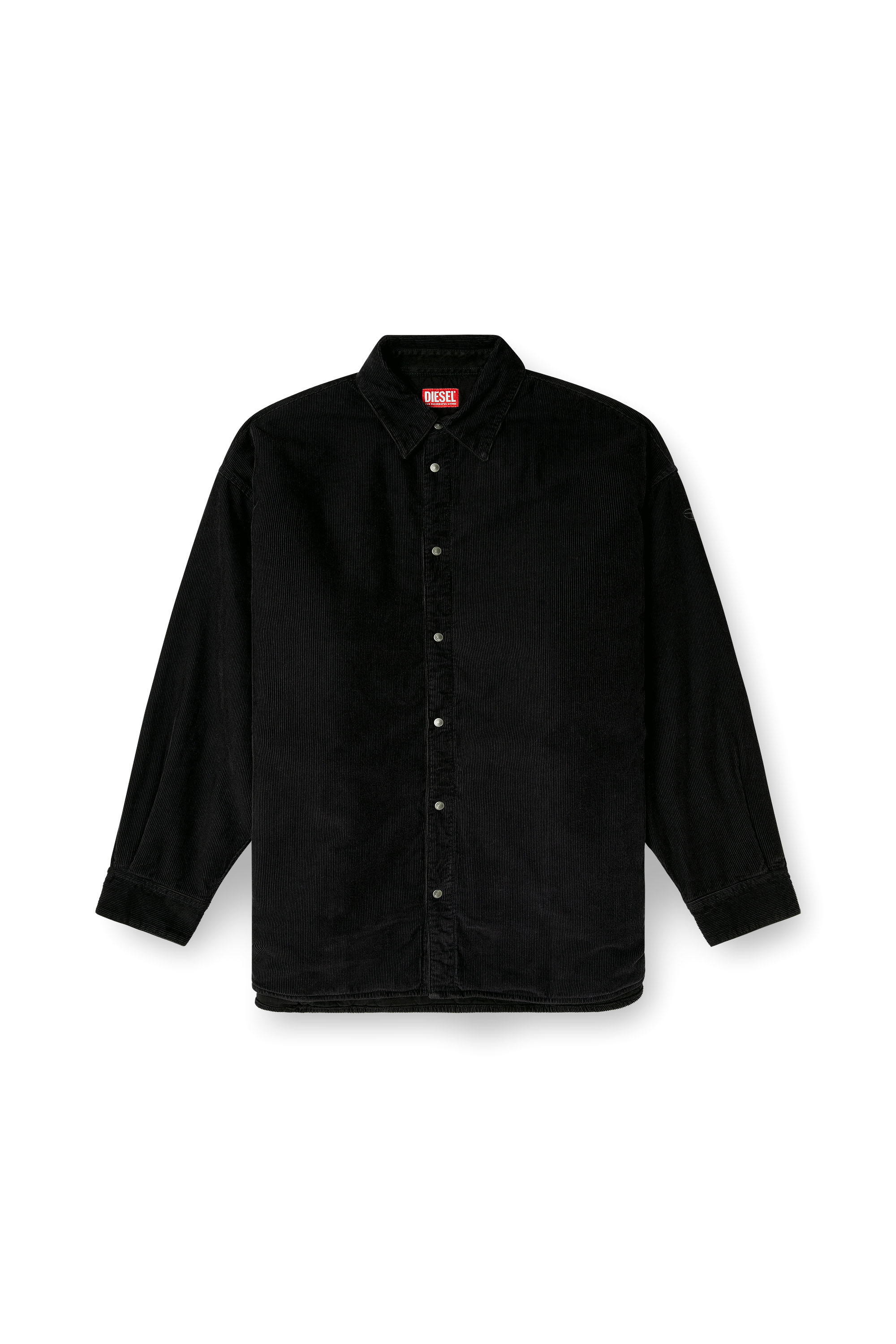 Diesel - S-BAGGY-PADD-HGBK, Male's 長袖シャツ in ブラック - 3