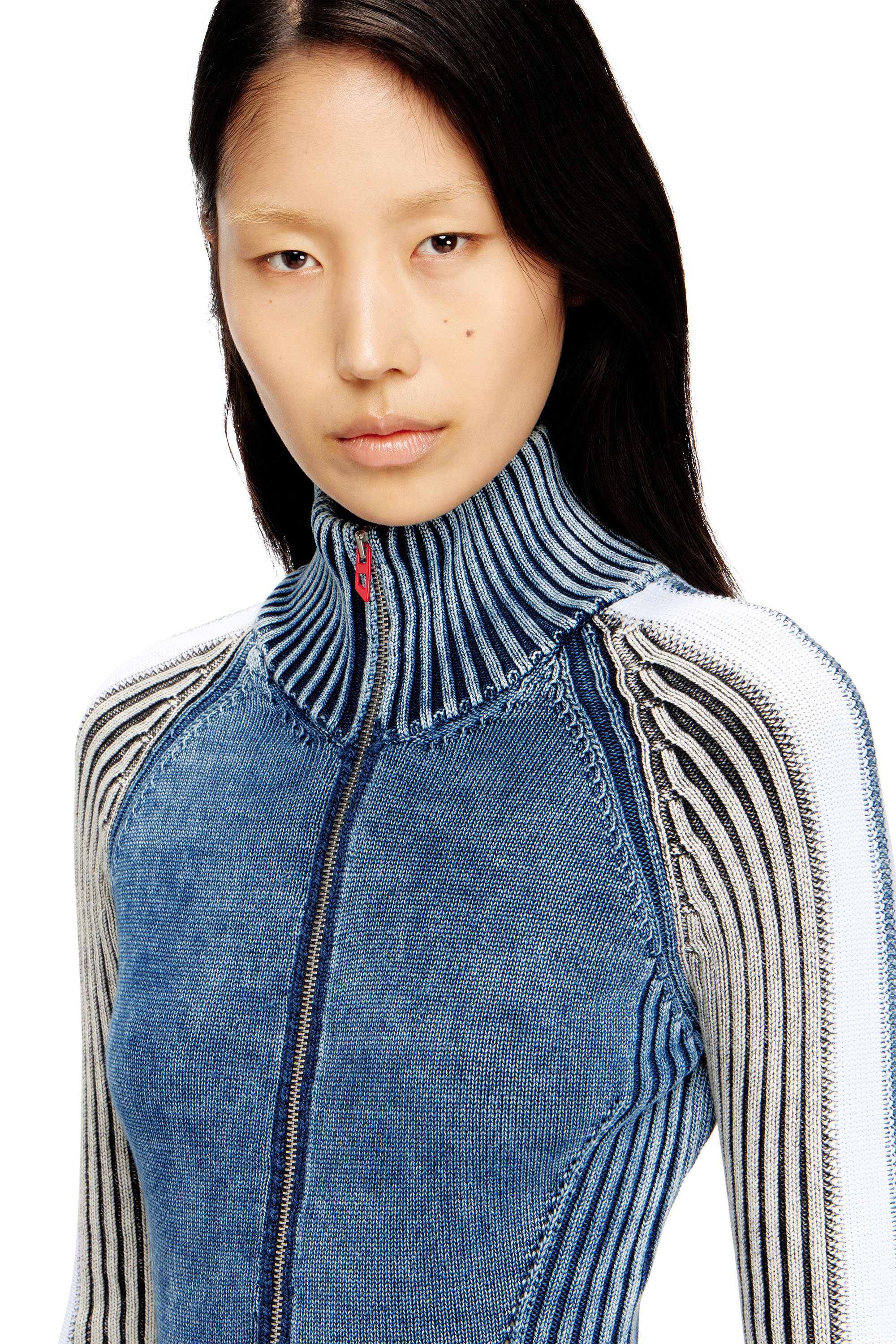 Diesel - M-ESTELLE, Female's ニットドレス in ブルー - 5