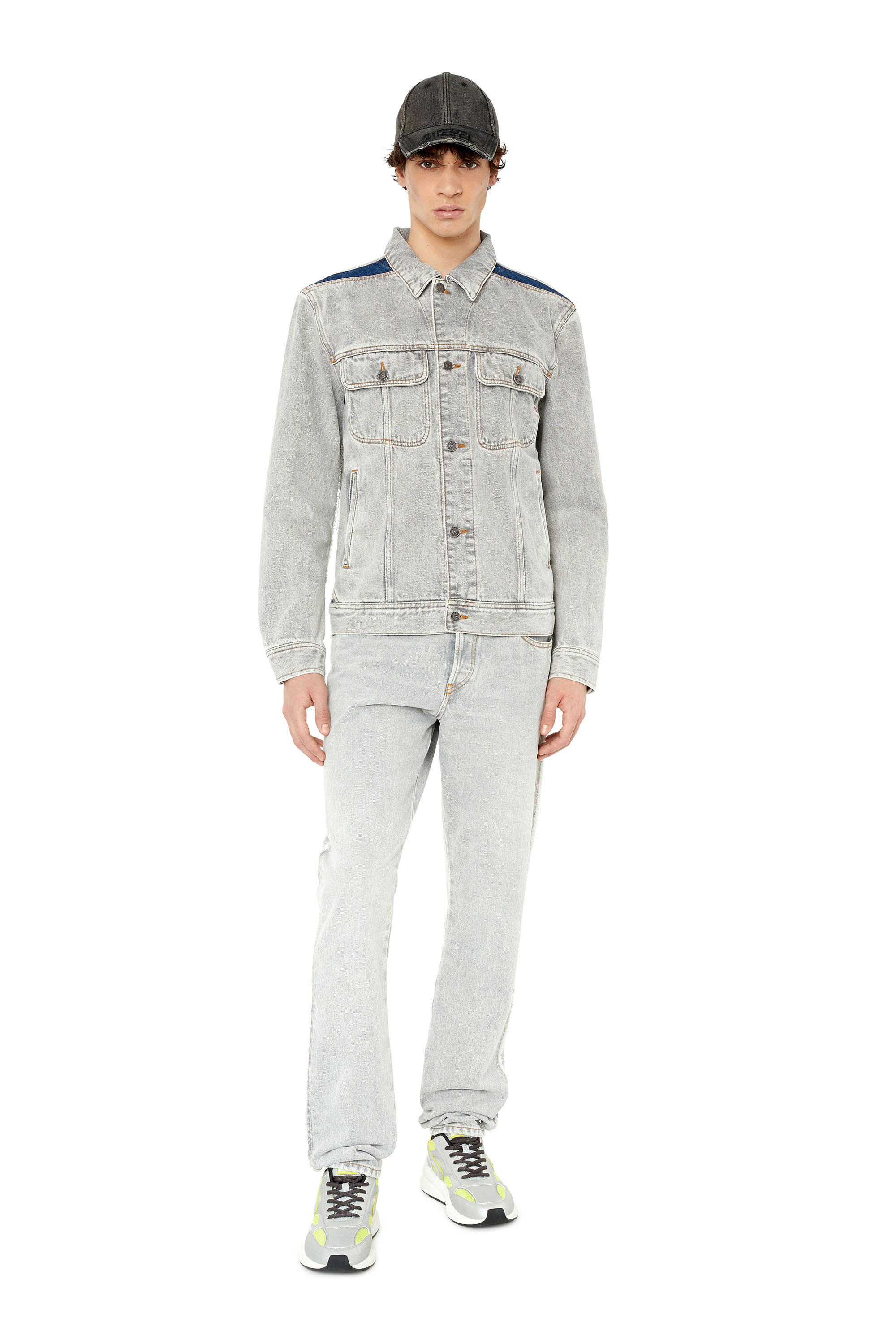未着用】DIESELディーゼル デニムジャケットD-Barcy-Rs ブルー | ofa.sg