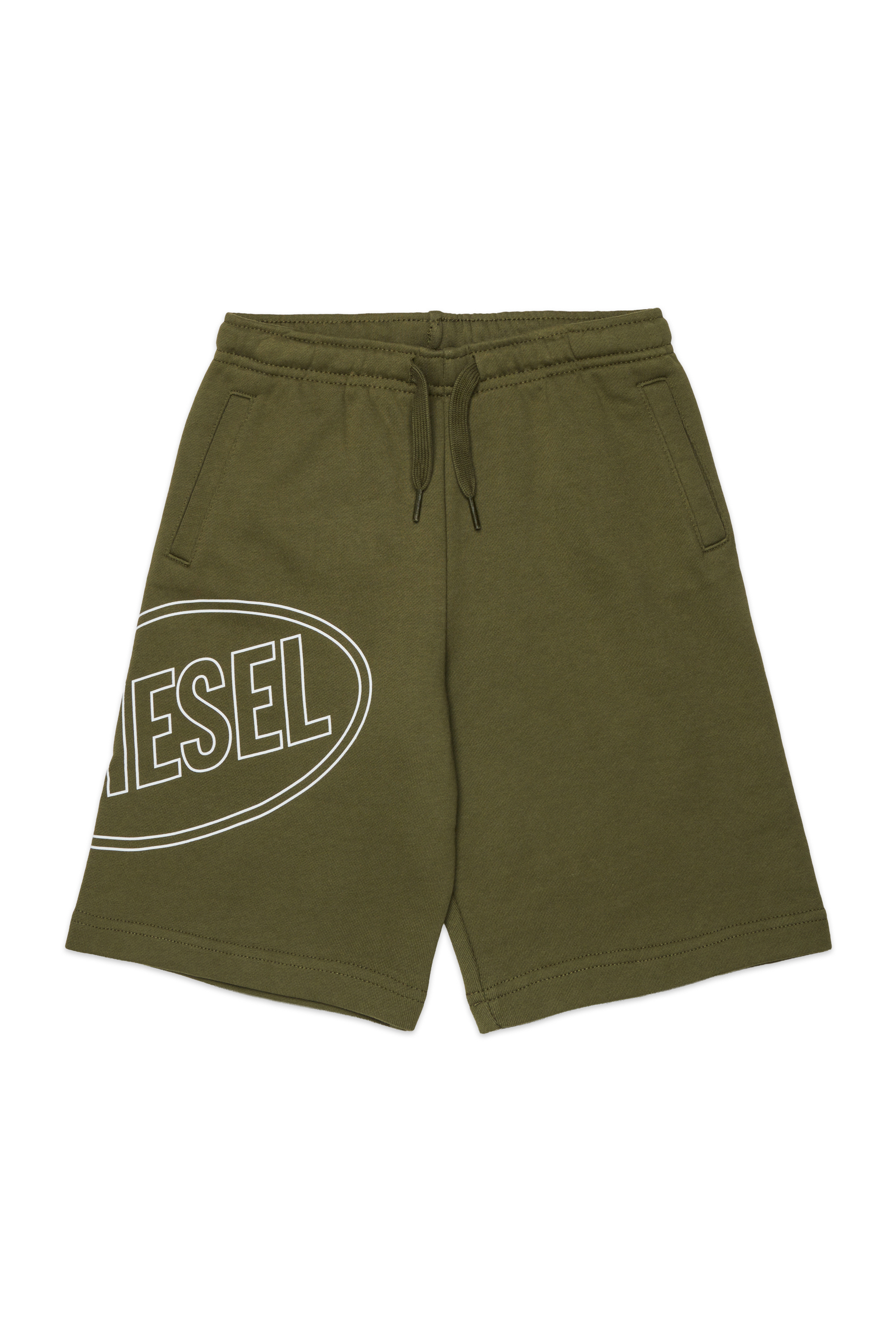 Diesel - PCIRCLE SHORT, Male's ショートパンツ in ミリタリーグリーン - 1