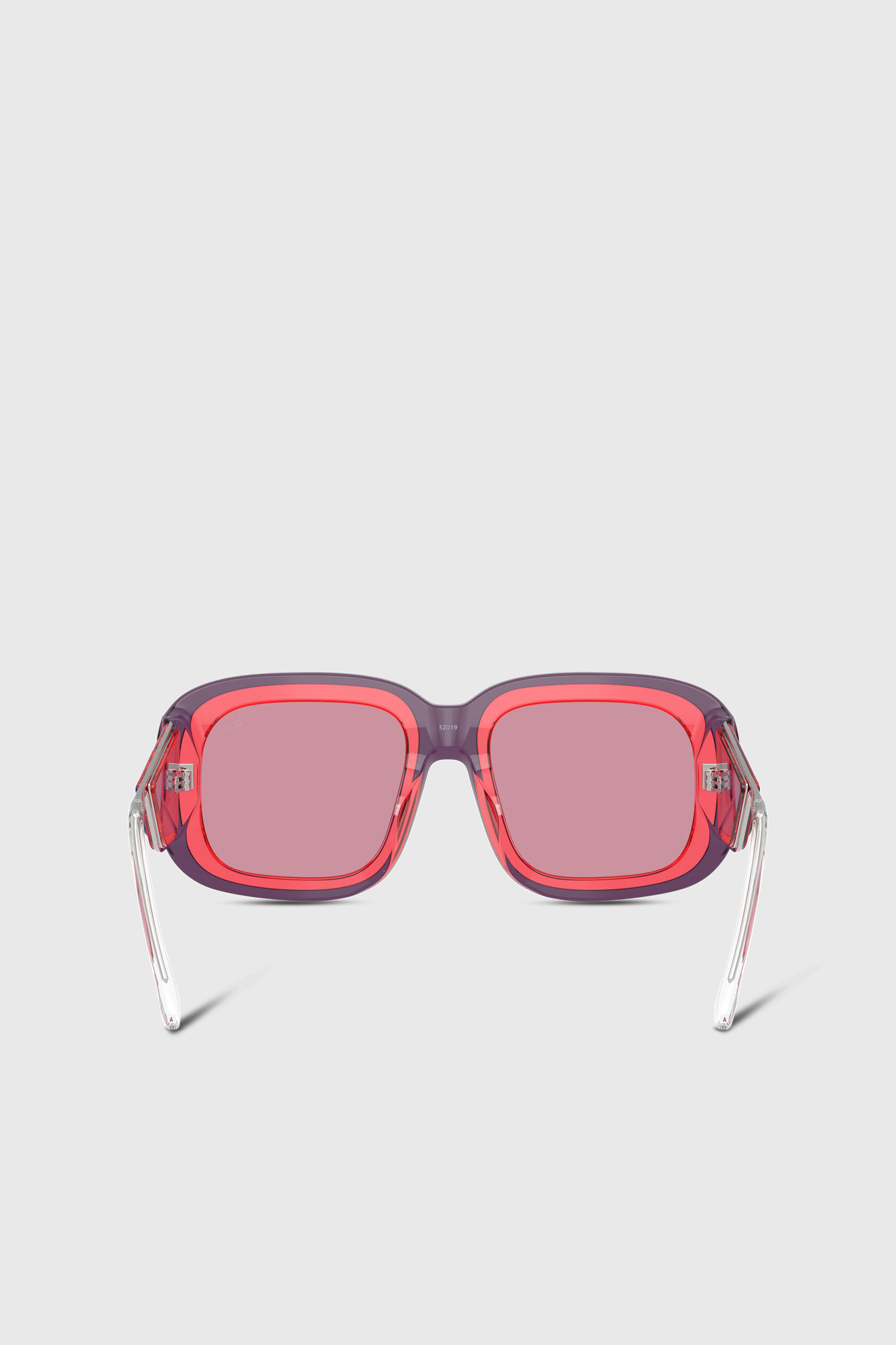 Diesel - 0DL2015U, Unisex's Square sunglasses in ピンク / ホワイト - 3