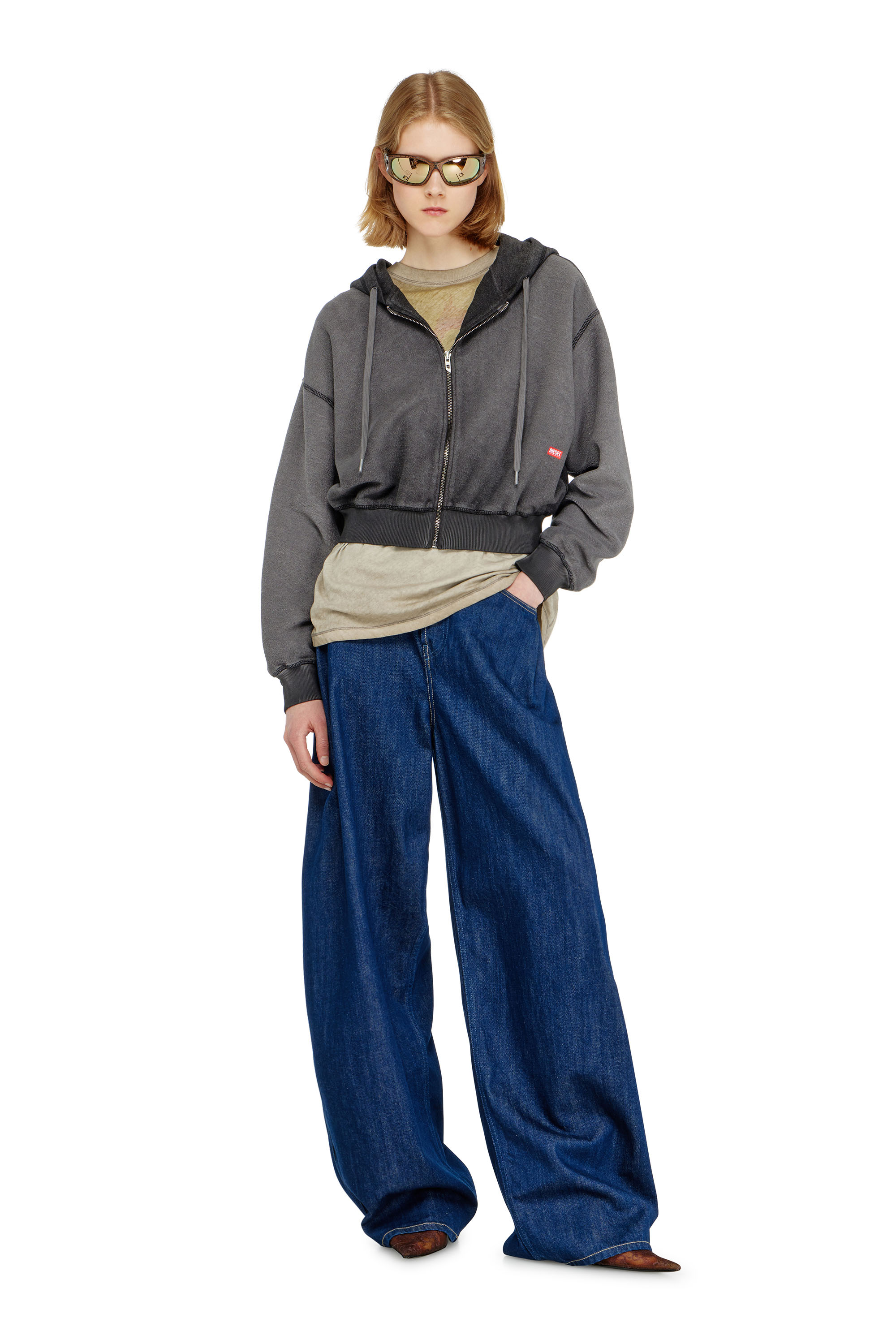Diesel - F-SUNNY-HOOD-ZIP, Female's ジップアップパーカー in null - 2