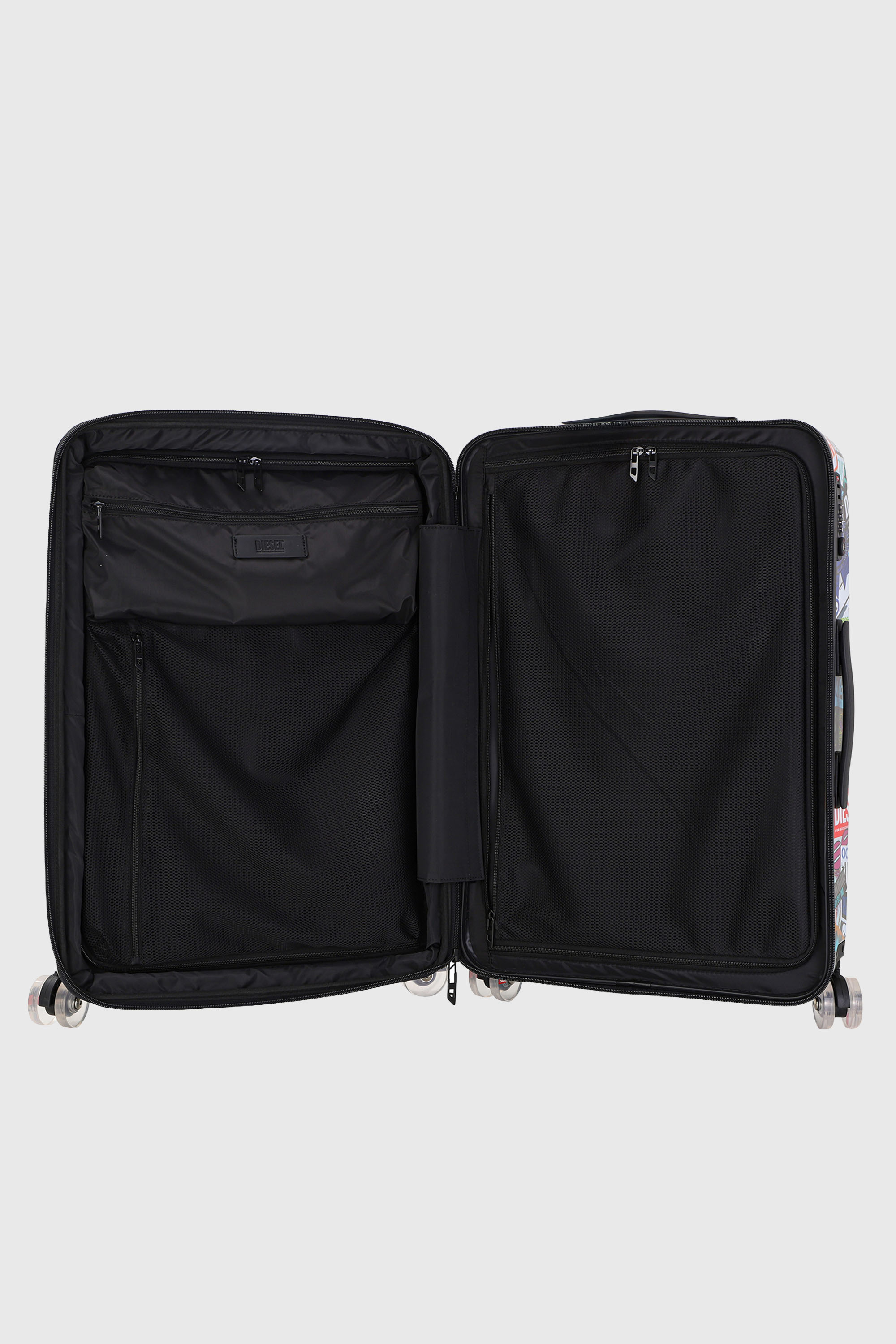 Diesel - DIESEL PC PRINTED TROLLEY-STICKERS- DSL0, Unisex's Sticker style suitcase size M in マルチカラー - 4