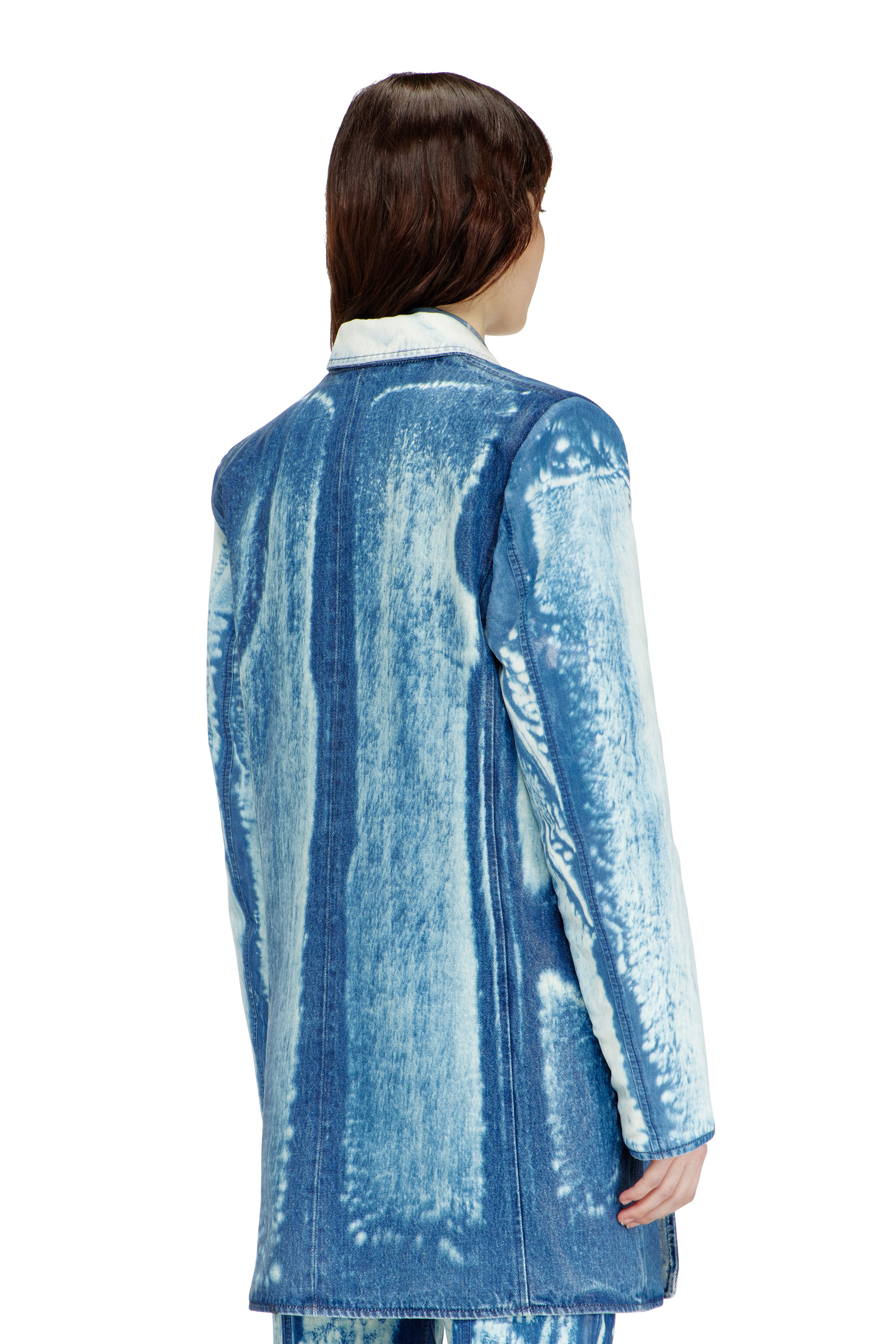 Diesel - DE-LUMEA-FSI1, Female's Blazer in X-Ray denim in ブルー - 4