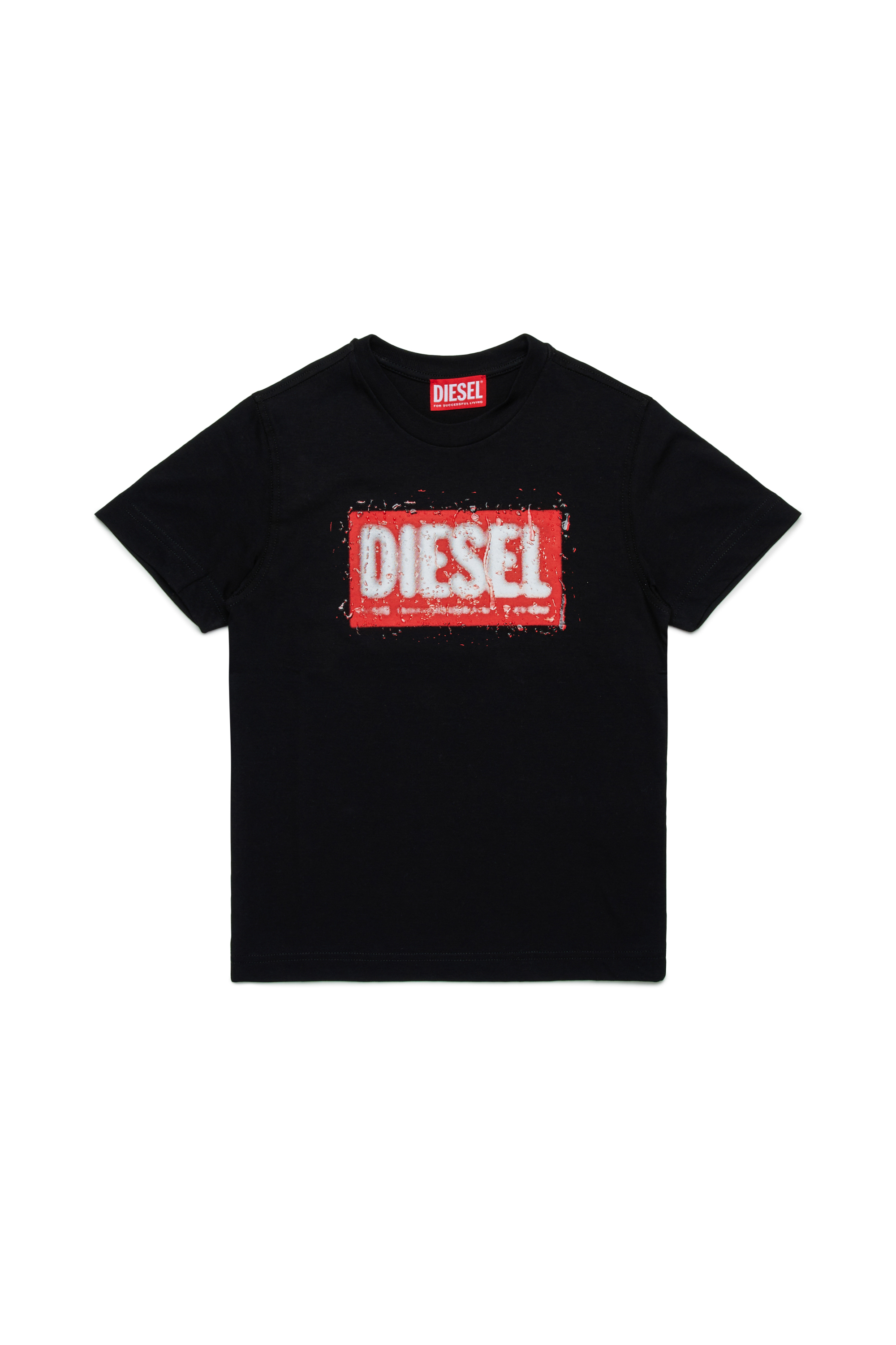 Diesel - TADJUSTQ10, Male's Tシャツ in ブラック - 1
