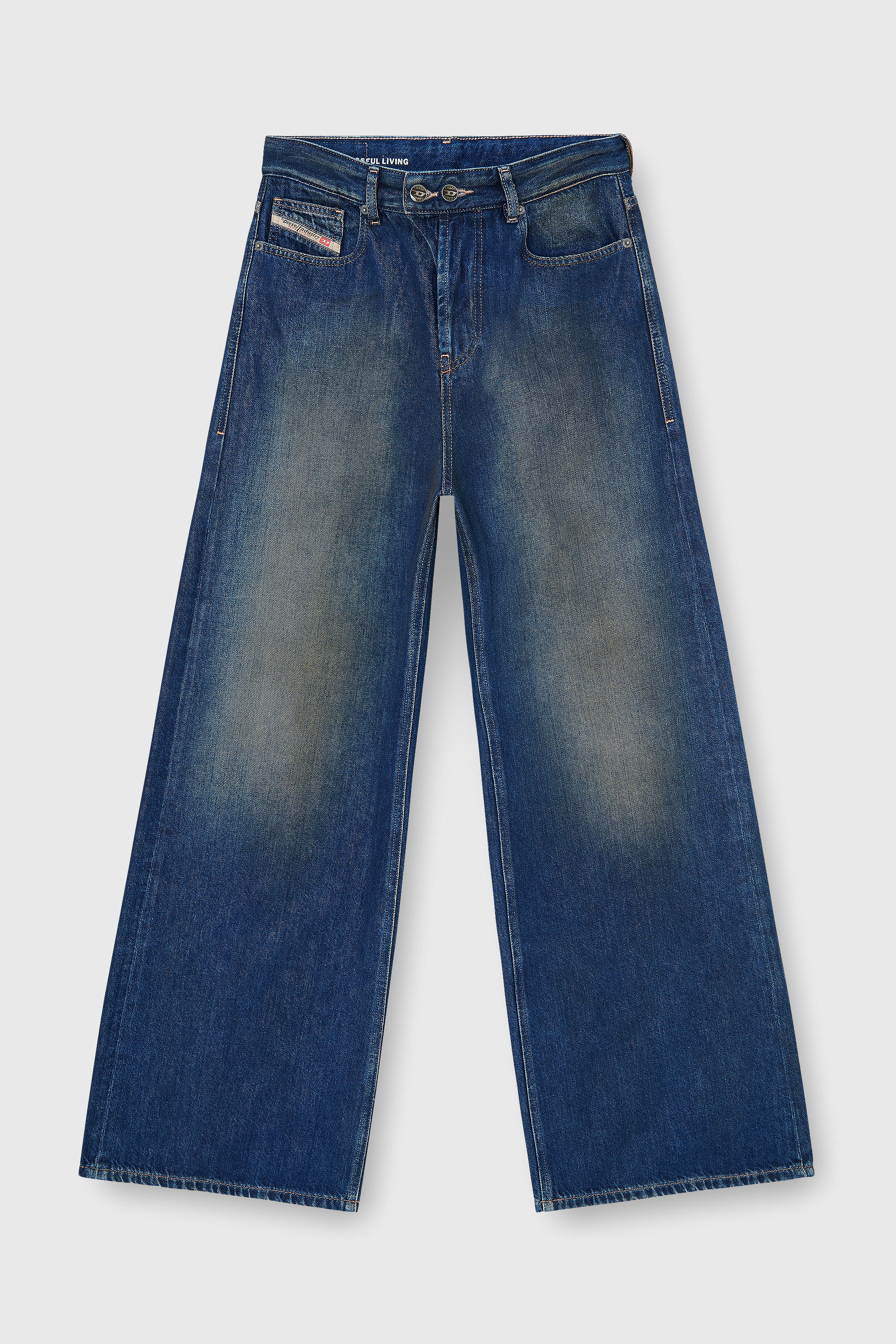 Diesel - Female's Relaxed Jeans 1996 D-Sire 09P47, ダークブルー - 6