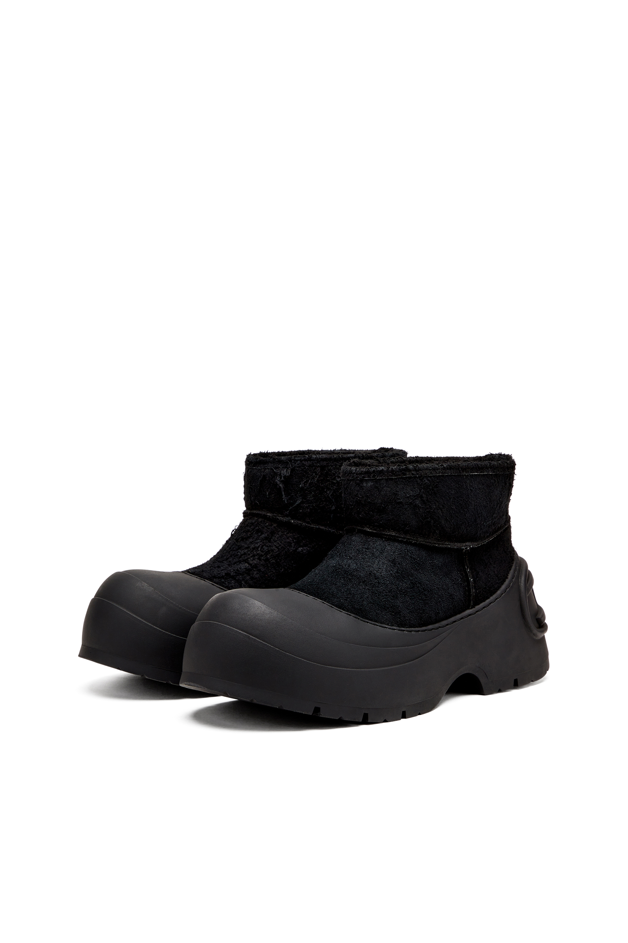 Diesel - D-DONALD MONTONE, Male's D-Donald-Chunky ankle boot with lug sole in ブラック - 8