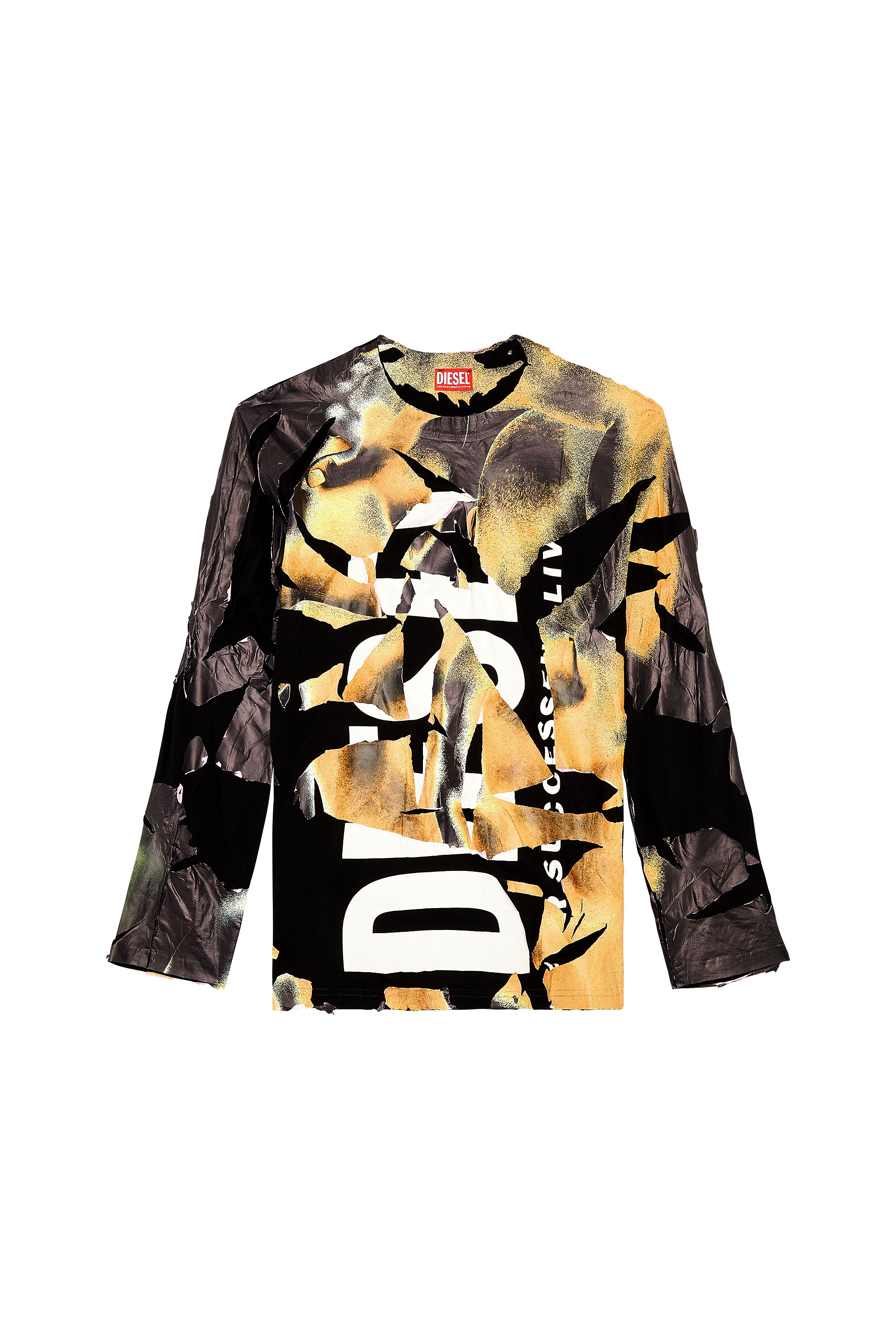 【MT】DIESEL Camo T-SHIRTS COTTON SIZE：L