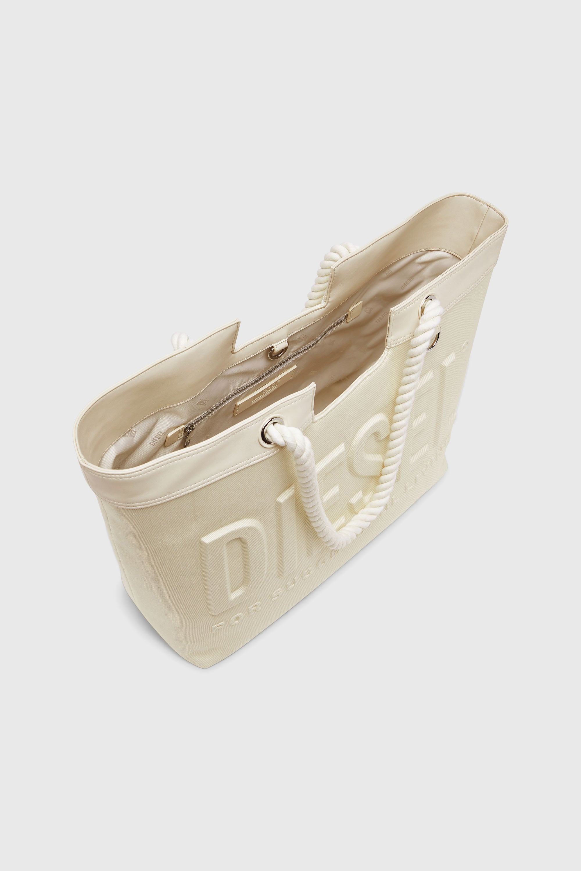 Diesel - DSL 3D SHOPPER EW, Female's ショッパーバッグ in クリーム - 4