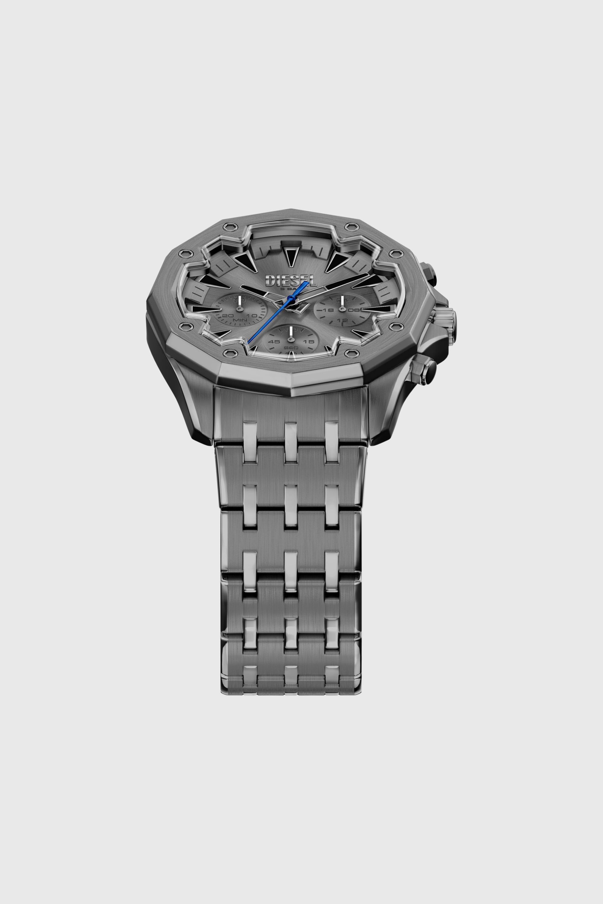 Diesel - DZ4708 WATCH, Male's Spiked stainless steel watch in グレー - 4