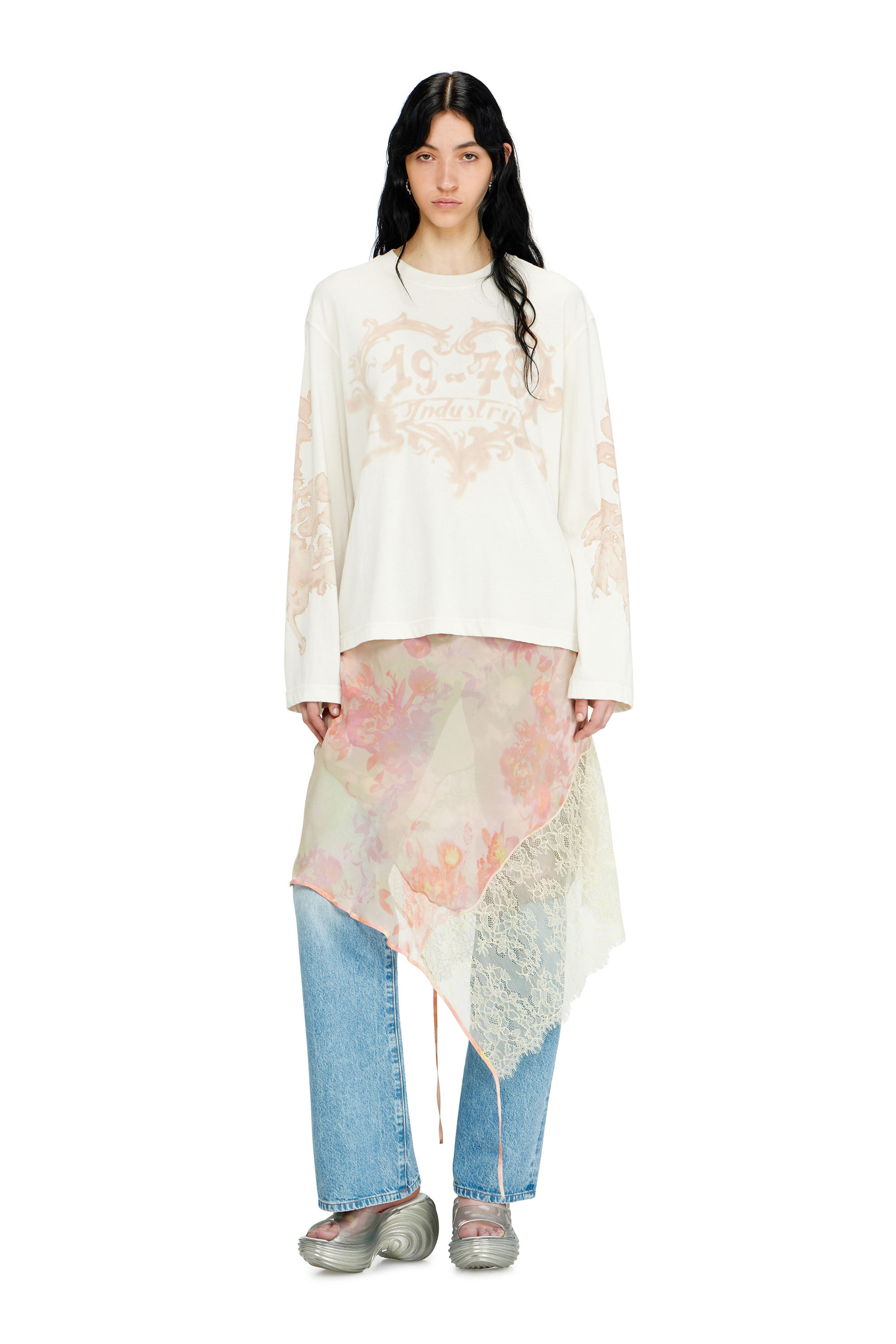 Diesel - MELISSA QUANTUM PLATFORM, Female's Platform mule in Melflex&reg; in null - 1