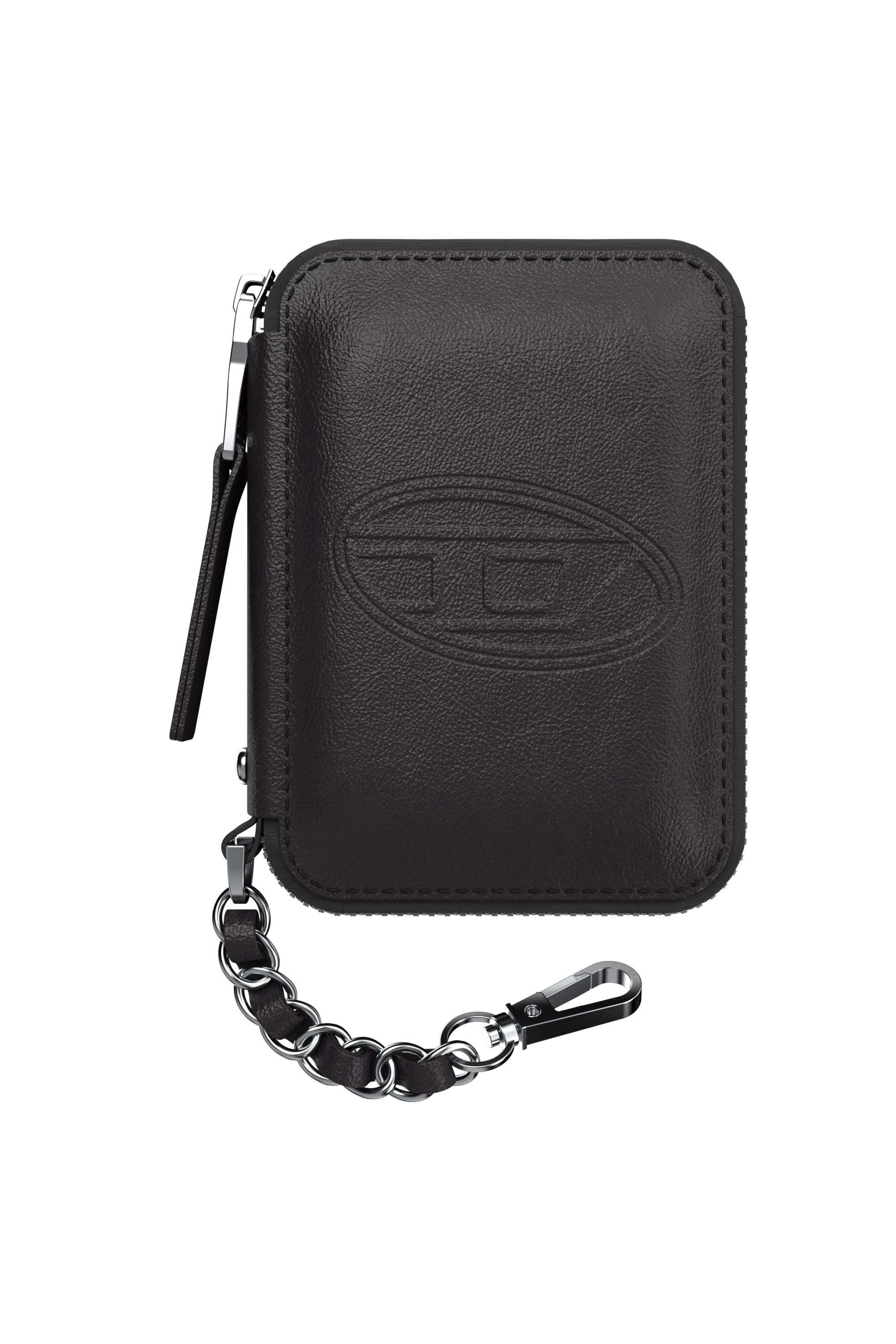 Diesel - 60667 UNIVERSAL POUCH, Unisex's Oval D MagSafe pouch in ブラック - 1