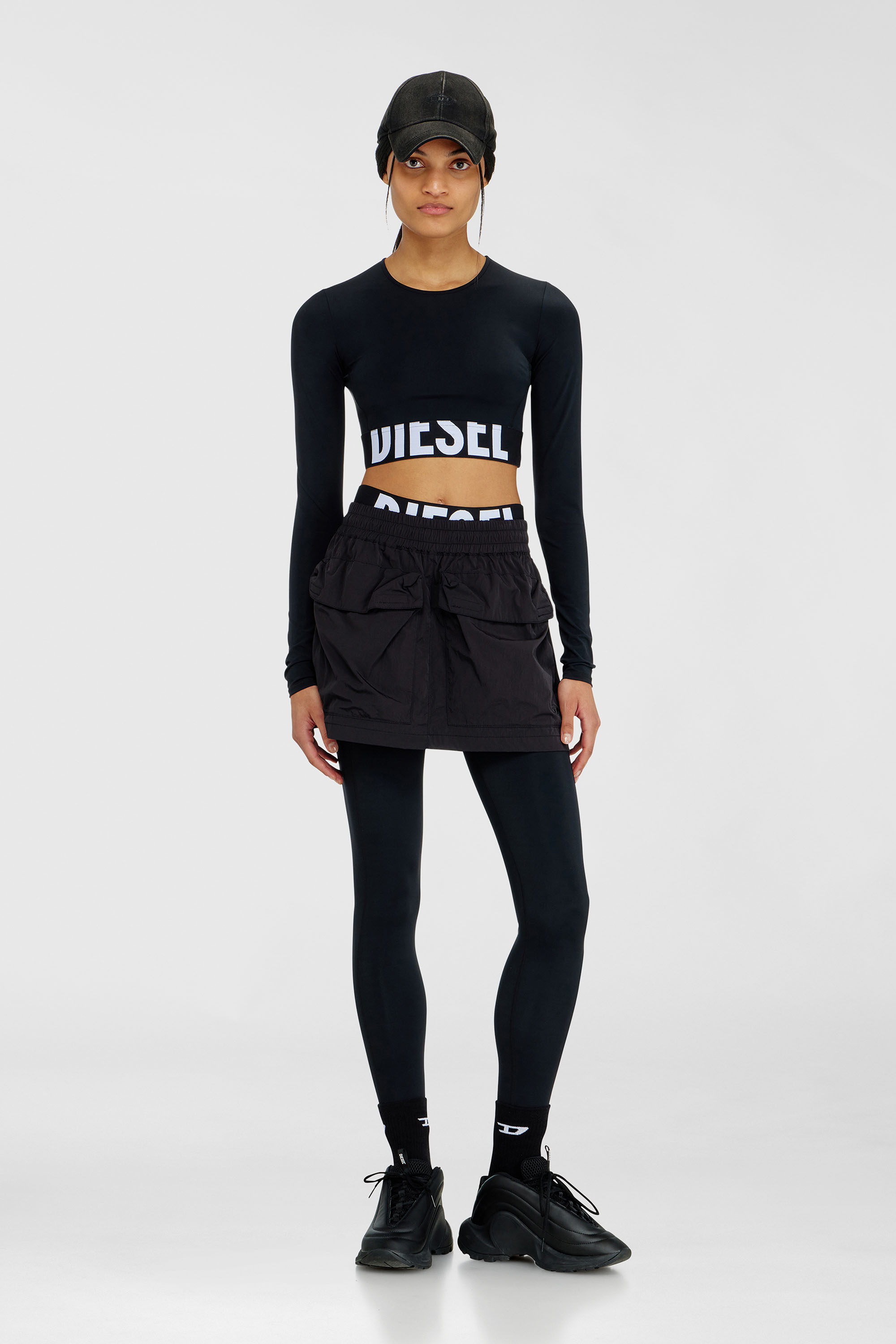 Diesel - ADELINE-D-POP, Female's レギンス in ブラック - 5