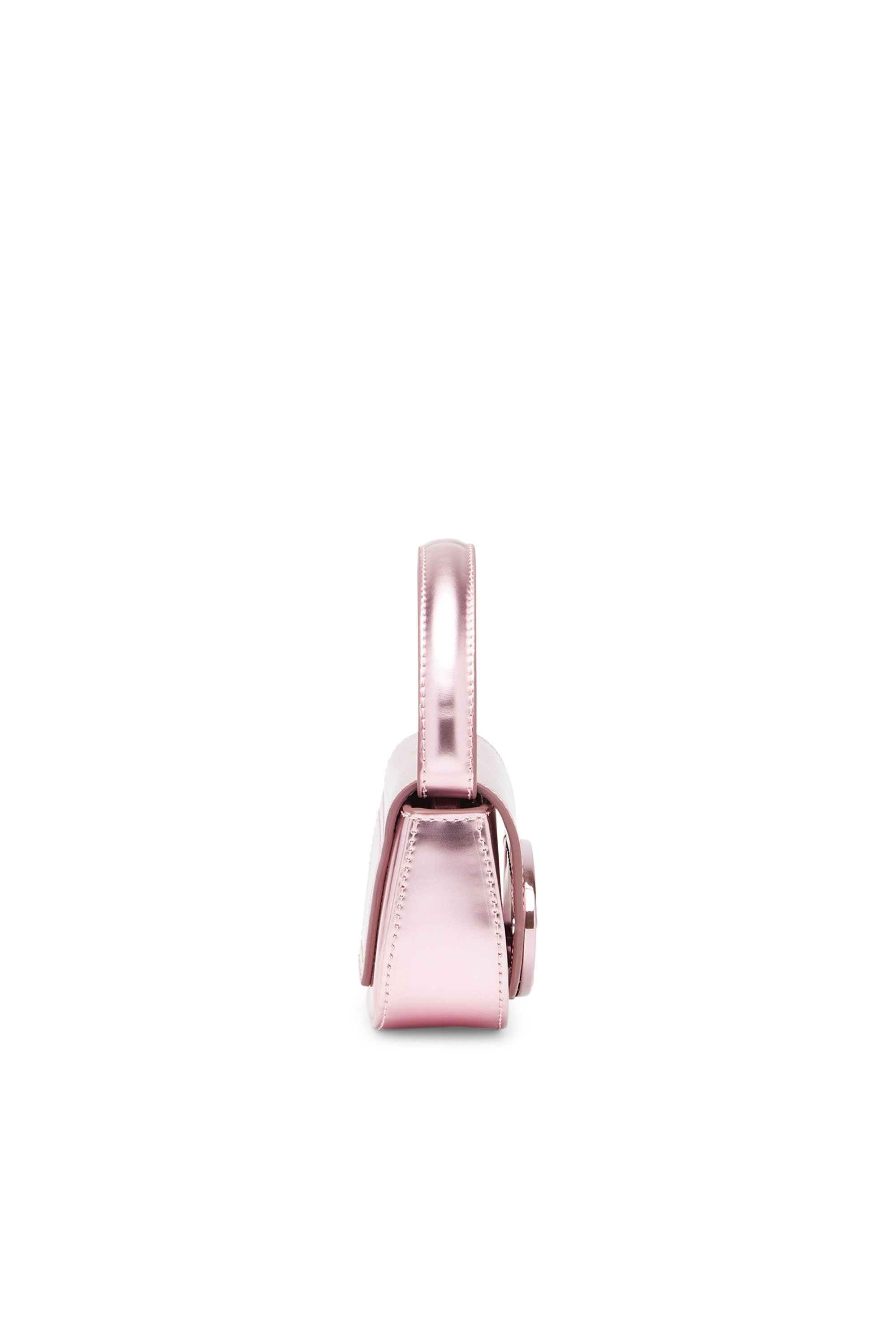 Diesel - 1DR-XS-S, Female's カウレザーショルダーバッグXS in ピンク / ホワイト - 3