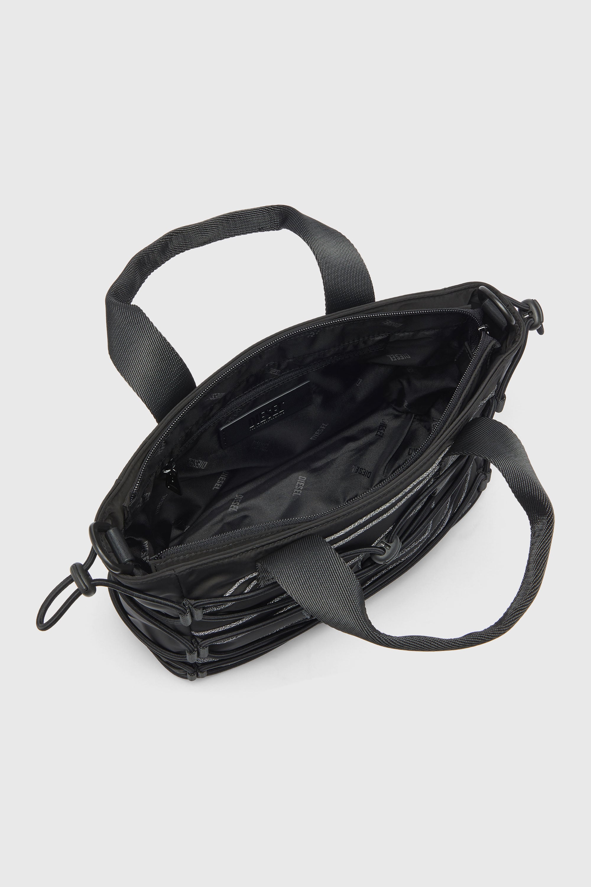 Diesel - TECH-D TOTE S X, Unisex's トートバッグ in ブラック - 4
