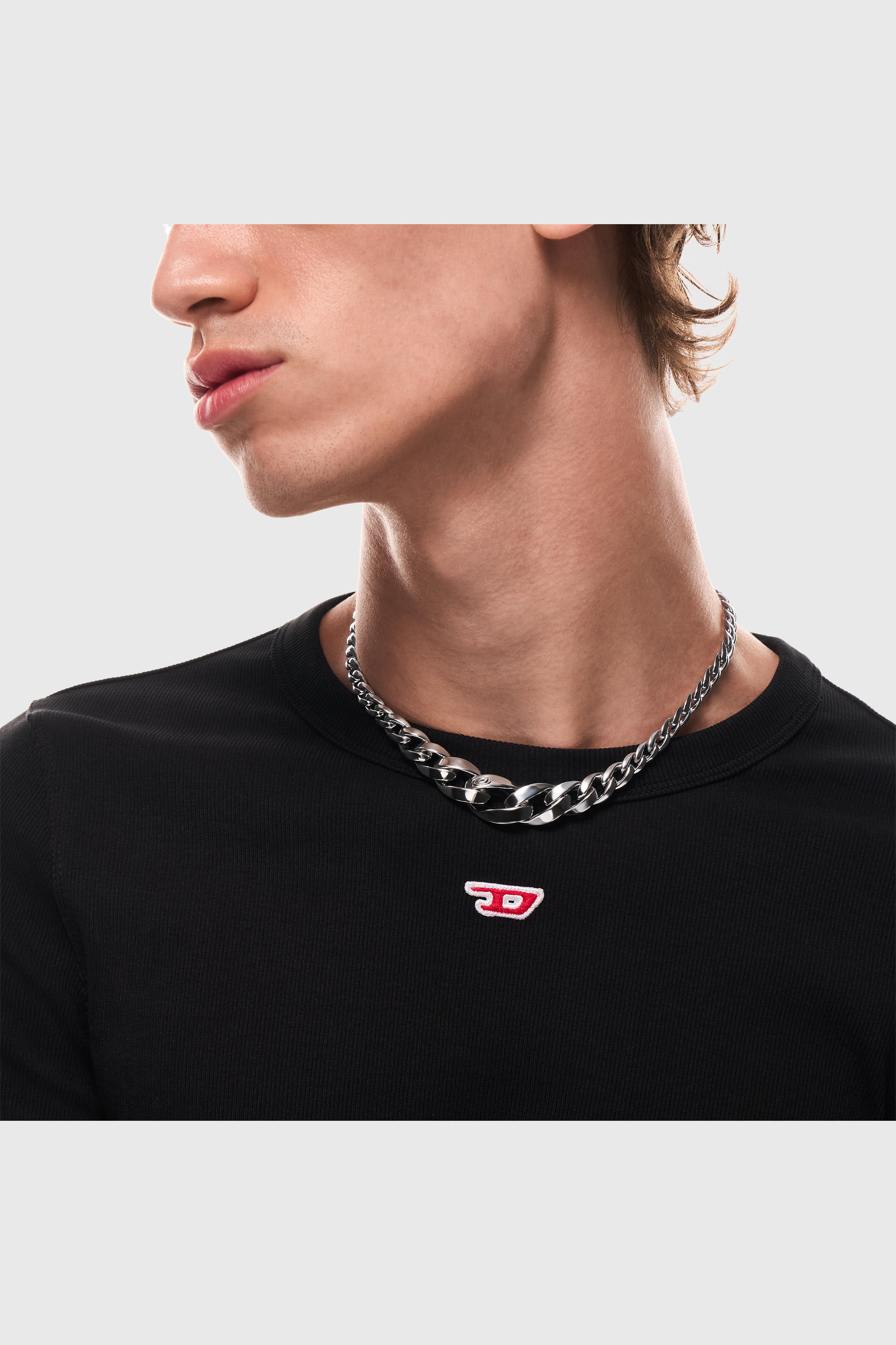 Diesel - DX1720040, Unisex's ネックレス in シルバー - 3