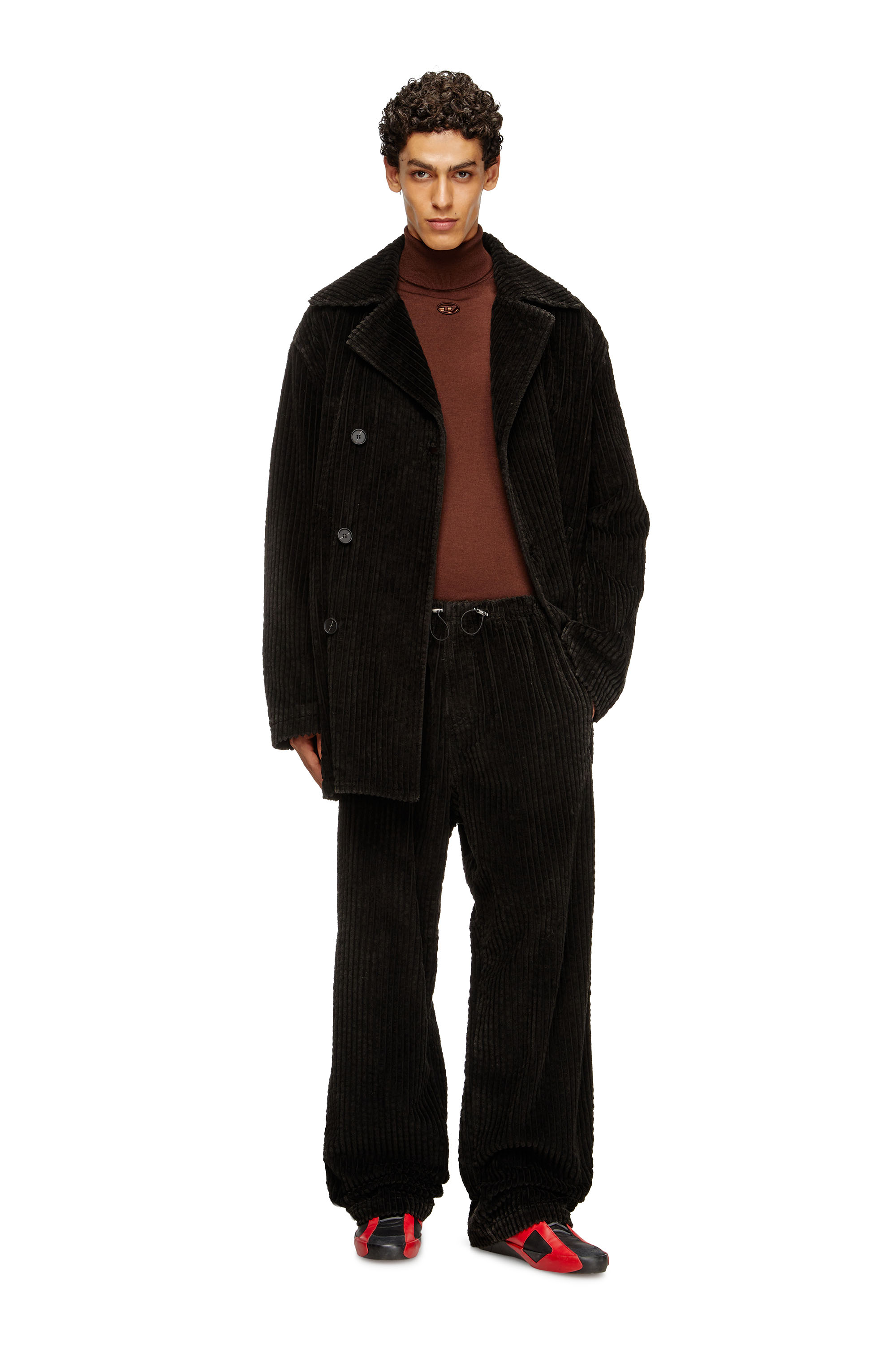 Diesel - W-OTIS, Male's コート in ブラウン - 1