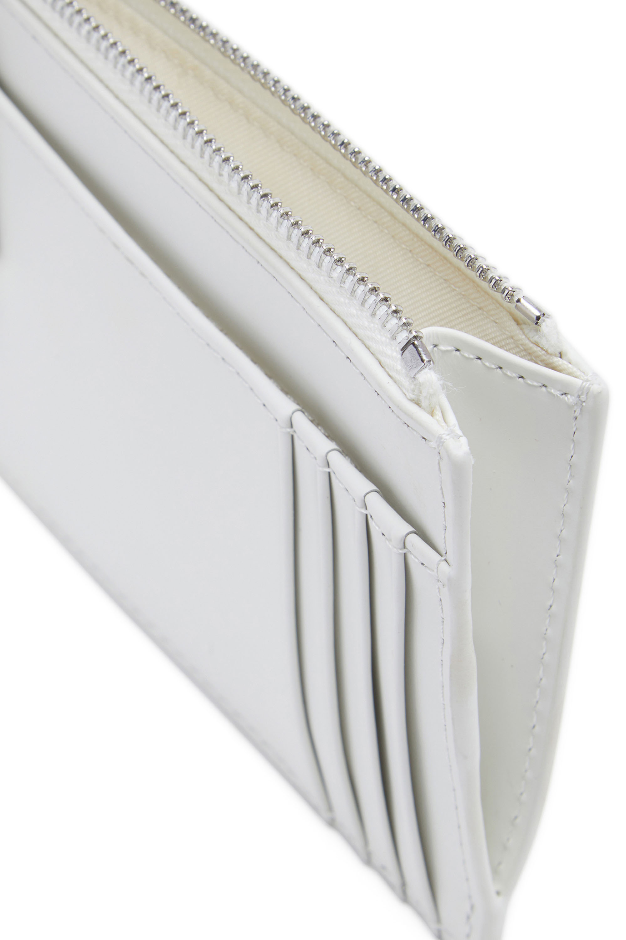 Diesel - 1DR CARD HOLDER I, Female's Card holder in matte leather in ホワイト - 3