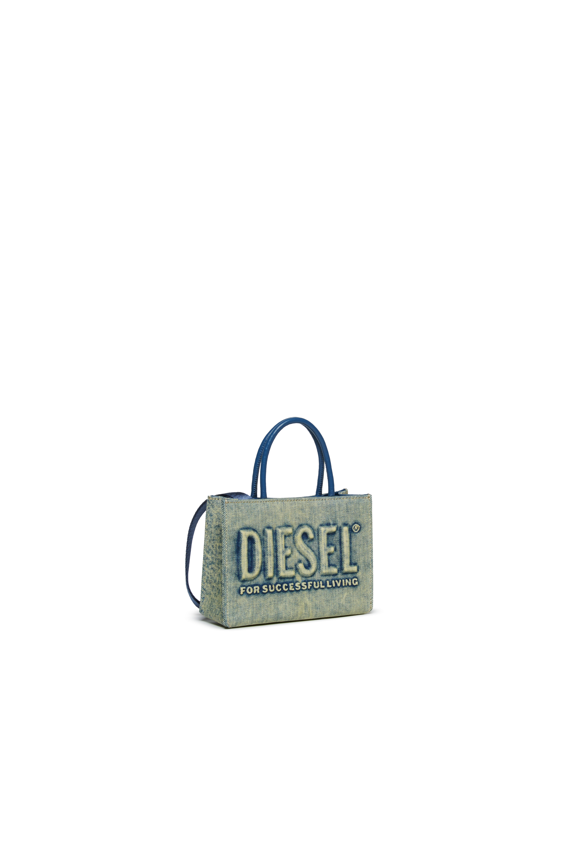Diesel - DSL 3D MINI BAG, Female's ショッパーバッグ in ブルー - 3
