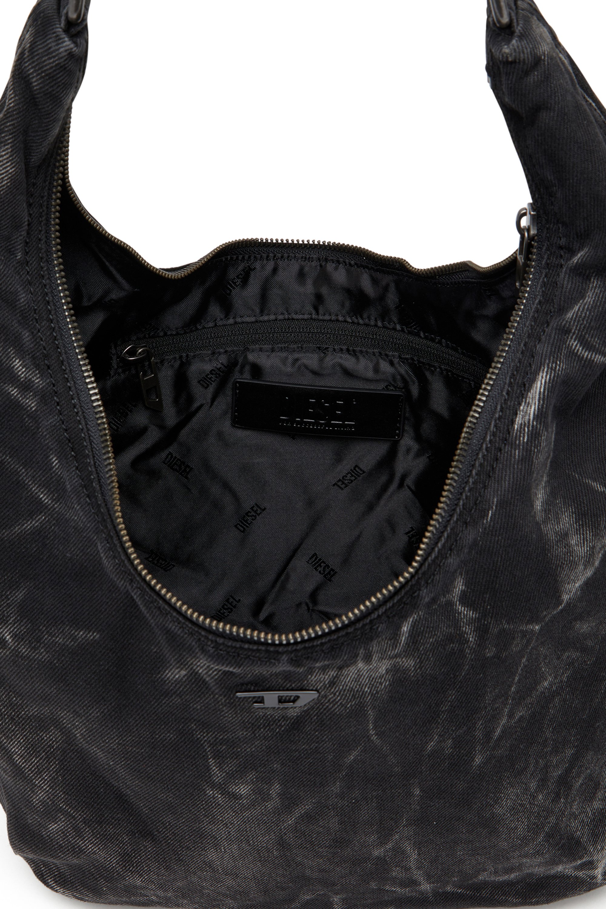 Diesel - RAVE HOBO X, Unisex's ホーボーバッグ in ブラック - 4