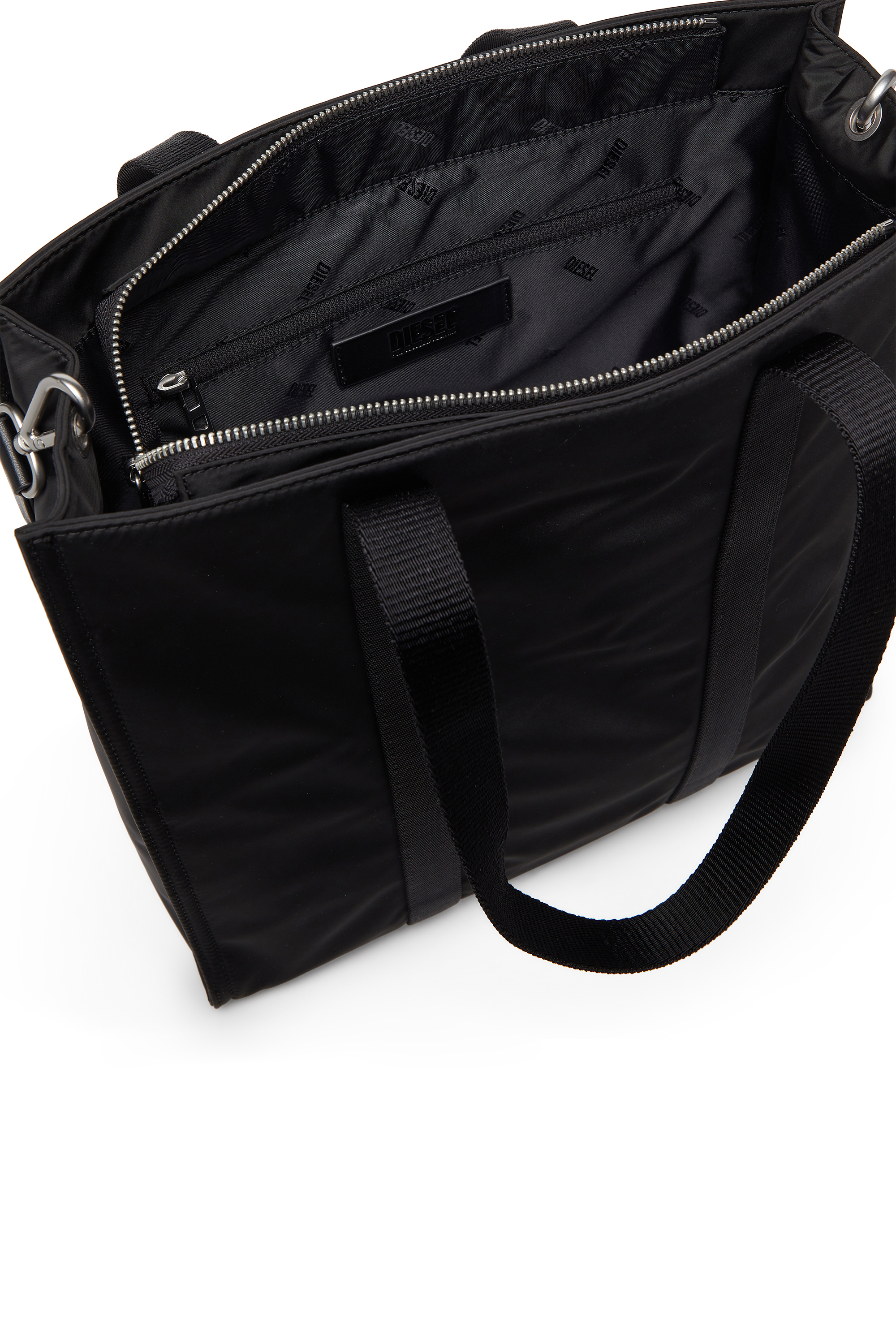 Diesel - MULTI-PKTS TOTE X, Unisex's トートバッグ in ブラック - 6