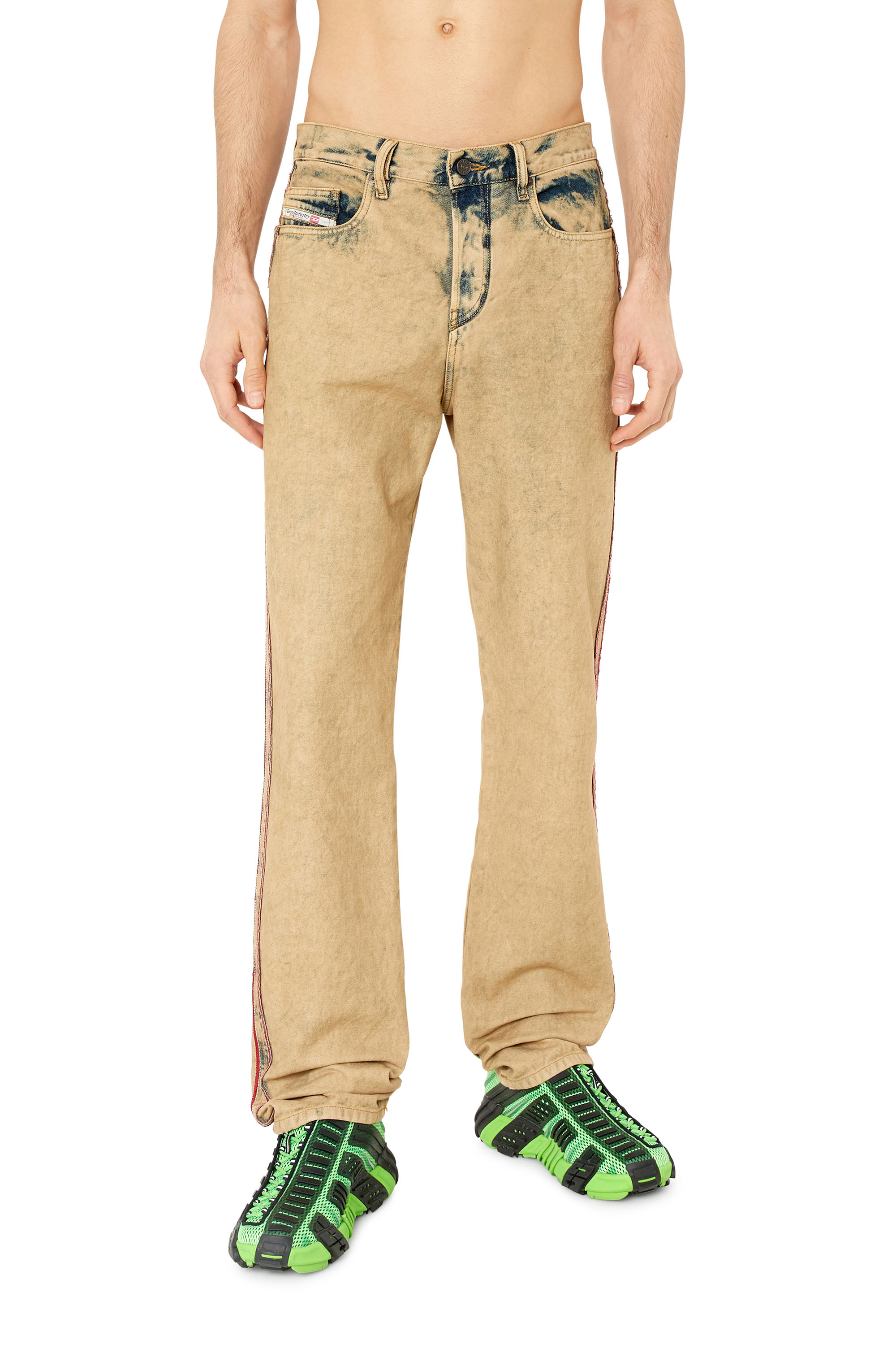 Diesel - Straight Jeans 2020 D-Viker 09F22, ベージュ - Image 1