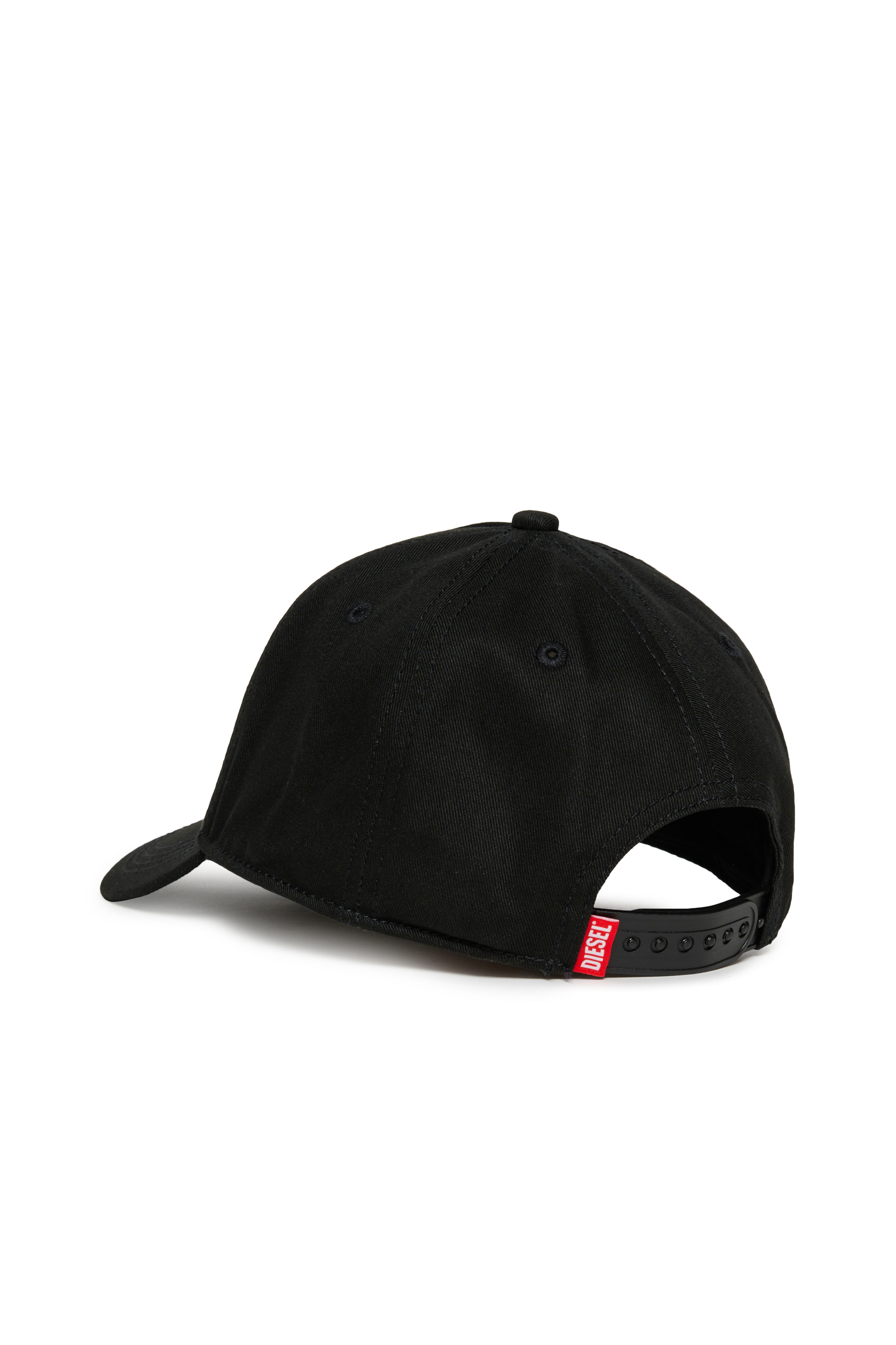 Diesel - FRENDIL, Male's Baseball cap with Oval D embroidery in ブラック - 2