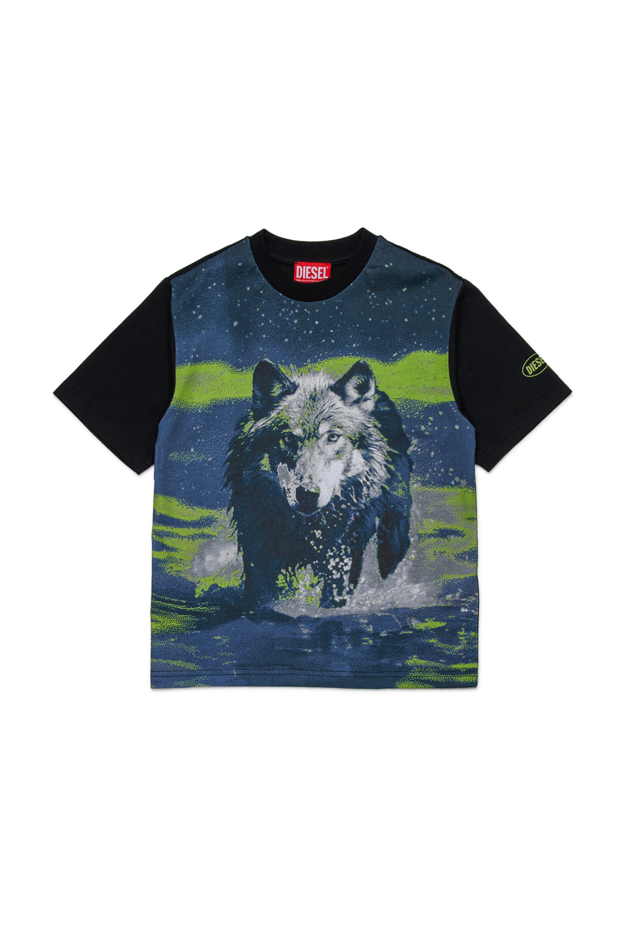 Diesel - TAZIO OVER, Male's Tシャツ in ブラック - 2