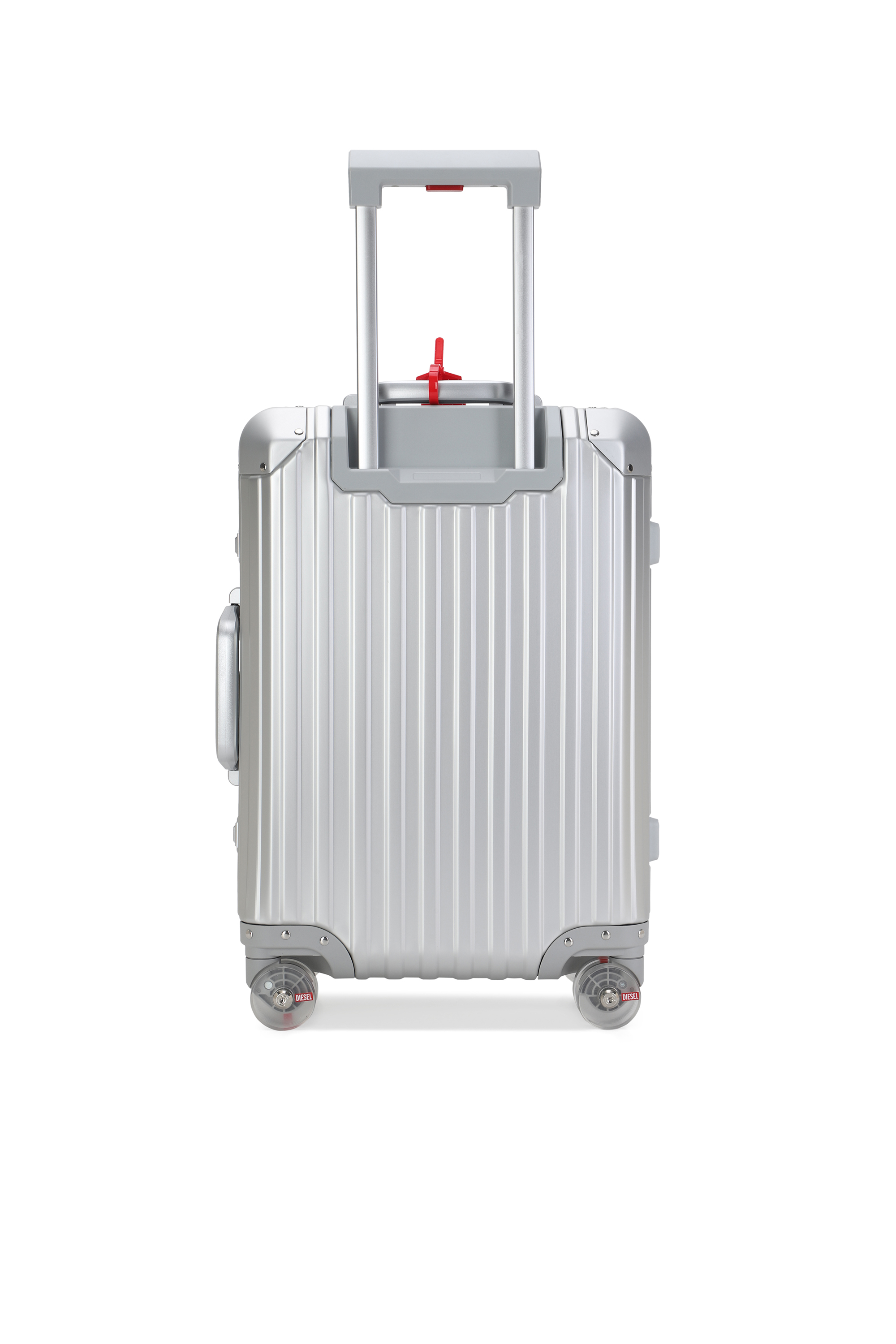 Diesel - DIESEL ALUMINUM TROLLEY- DSL002, Unisex's Aluminum Carry-On Luggage 20" in シルバー - 2