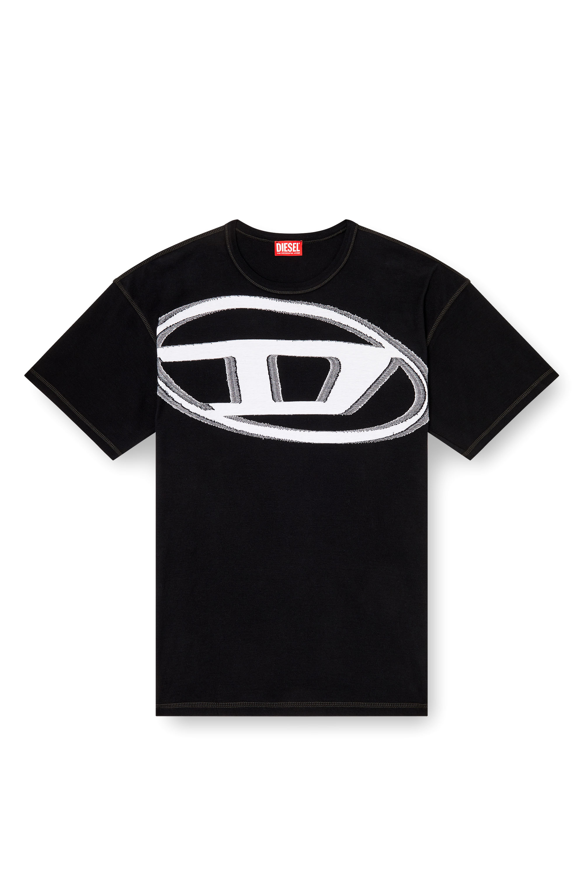 Diesel - T-DOXT, Male's Tシャツ in ブラック - 2