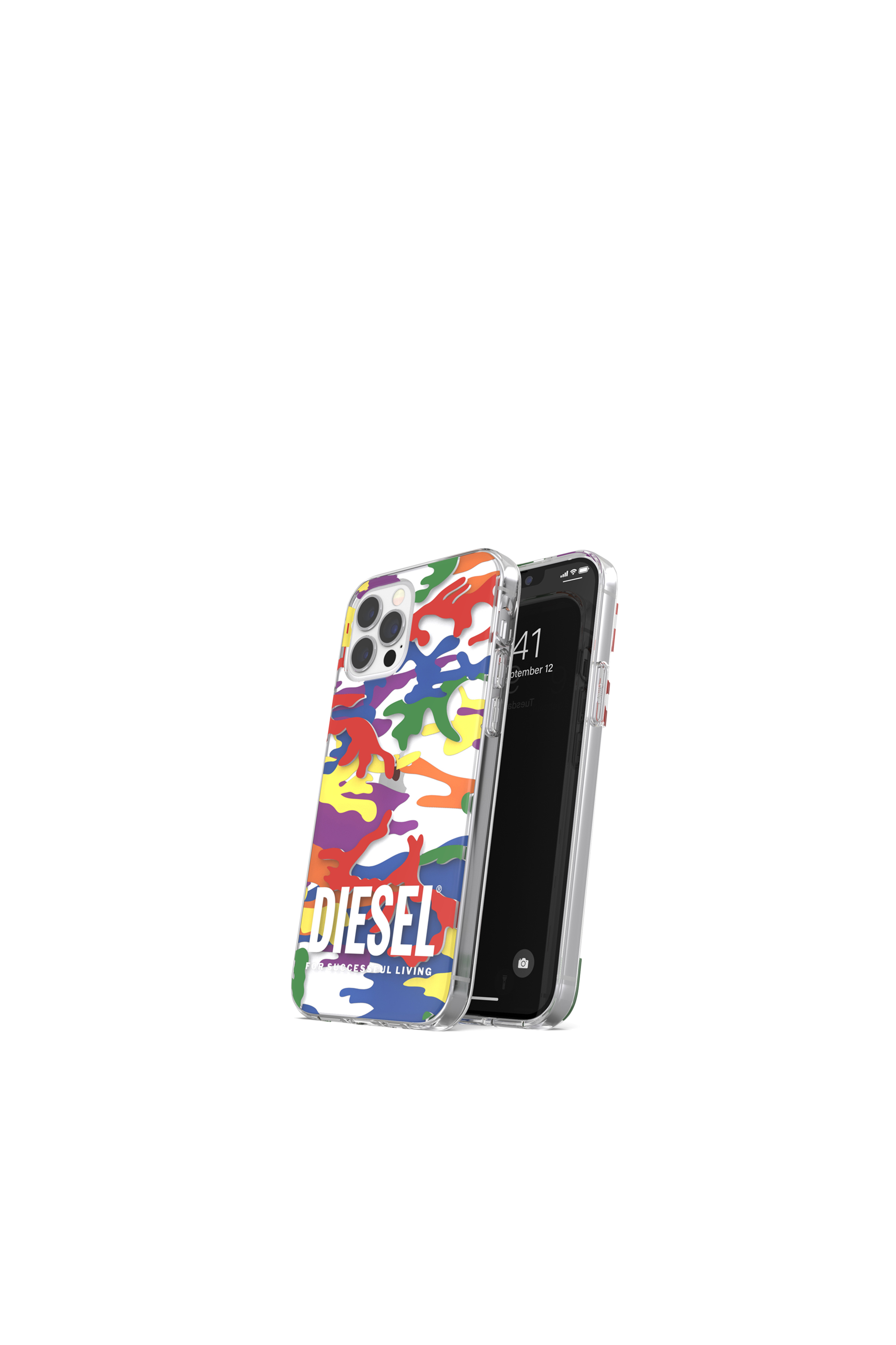 Diesel - 44332  STANDARD CASES, Unisex's Clear case Pride for iPhone 12 / 12 Pro in マルチカラー - 3