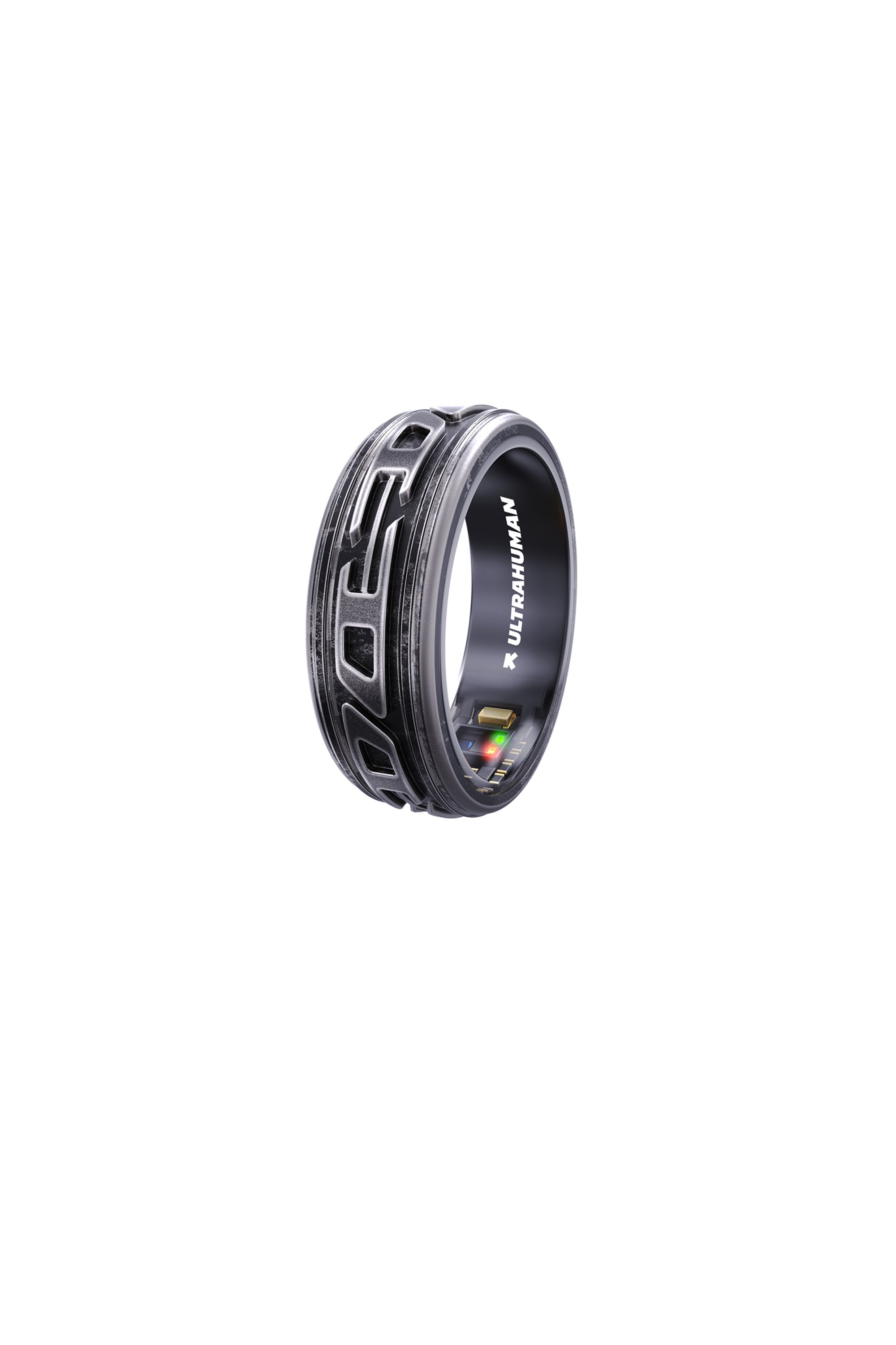 Diesel - SMART RING PHANTOM BLACK- UHRA-DD, Unisex's Smart ring in distressed black in ブラック - 2