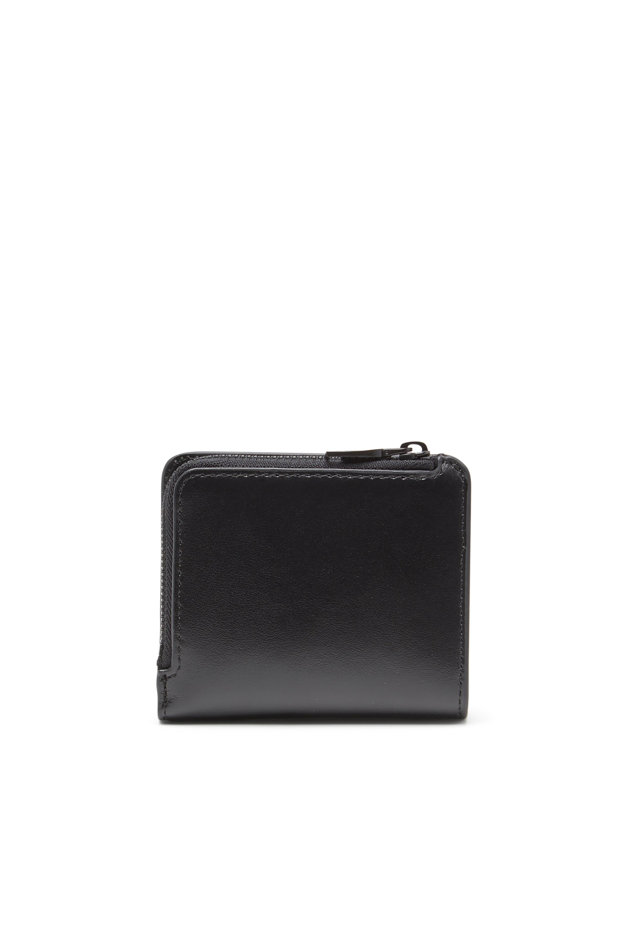 Diesel - HOLI -D BI FOLD ZIP L, Male's Zipped leather card holder in ブラック - 2
