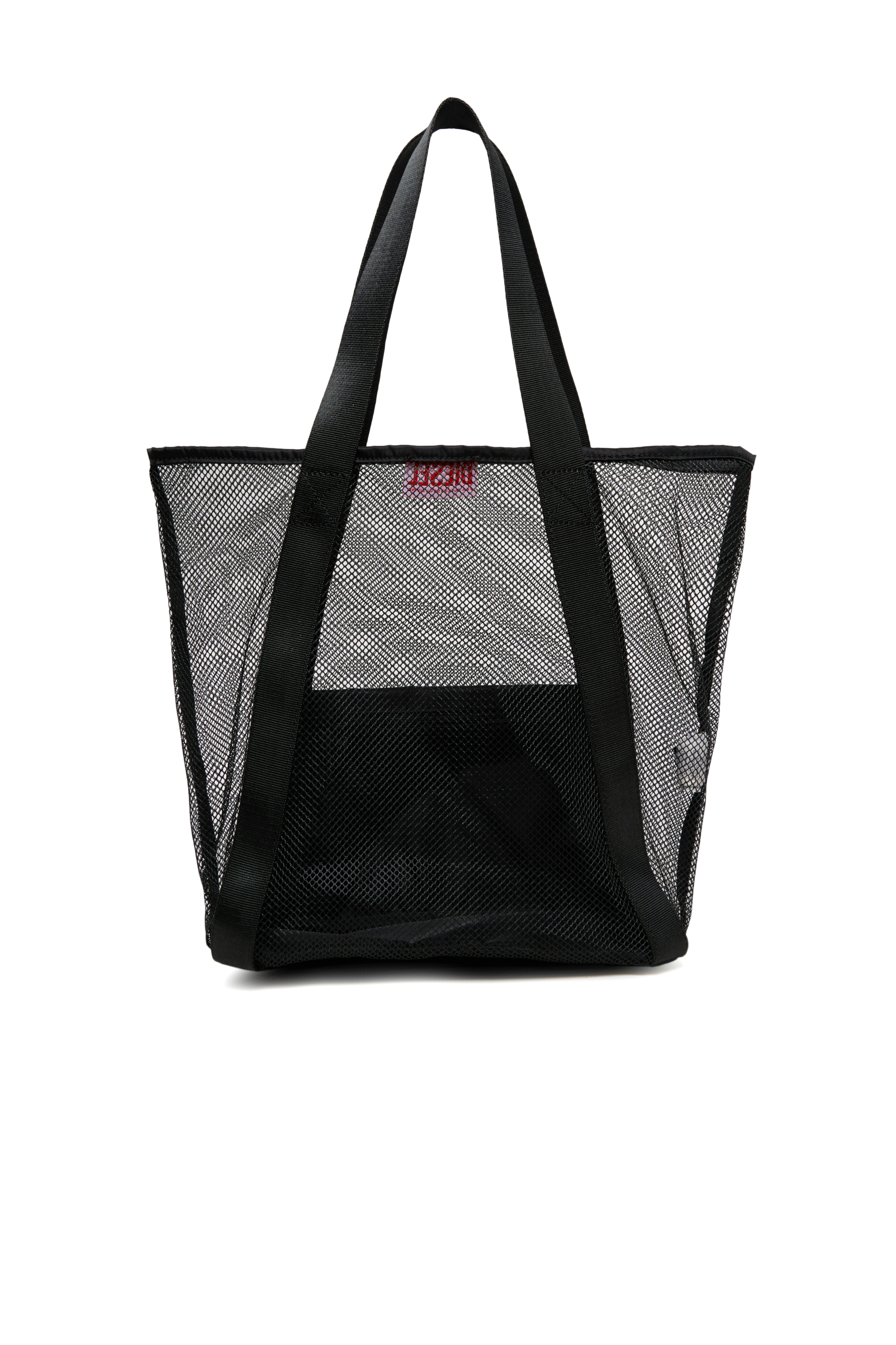 Diesel - WAPYS, Female's WAPYS-Tote bag in nylon mesh in ブラック - 2