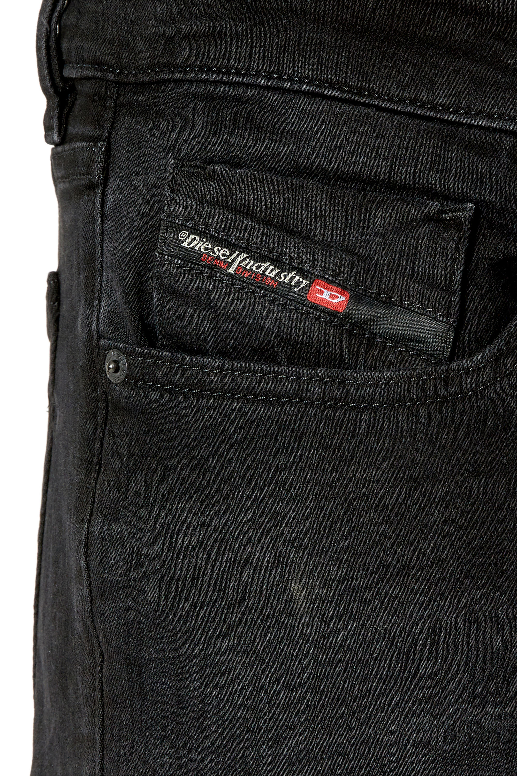 Diesel - Slim Jeans 2019 D-Strukt 0TFAS, ブラック/ダークグレー - Image 3