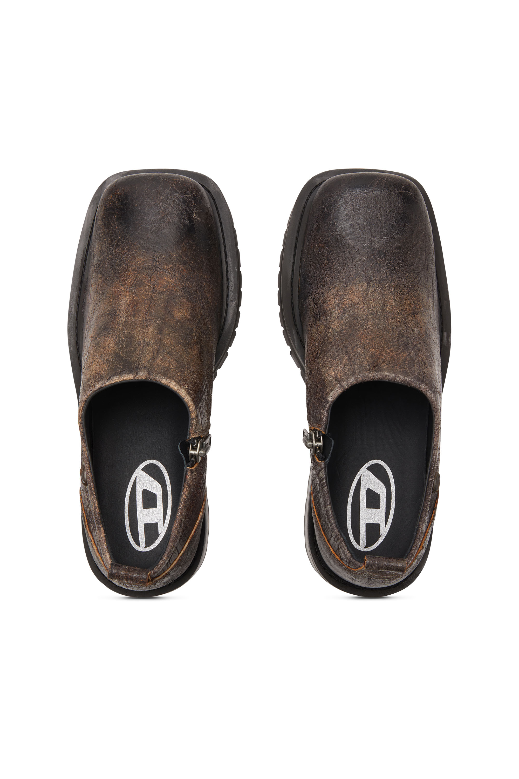 Diesel - D-TEXAN CLOG, Male's クロッグシューズ in ブラウン - 5