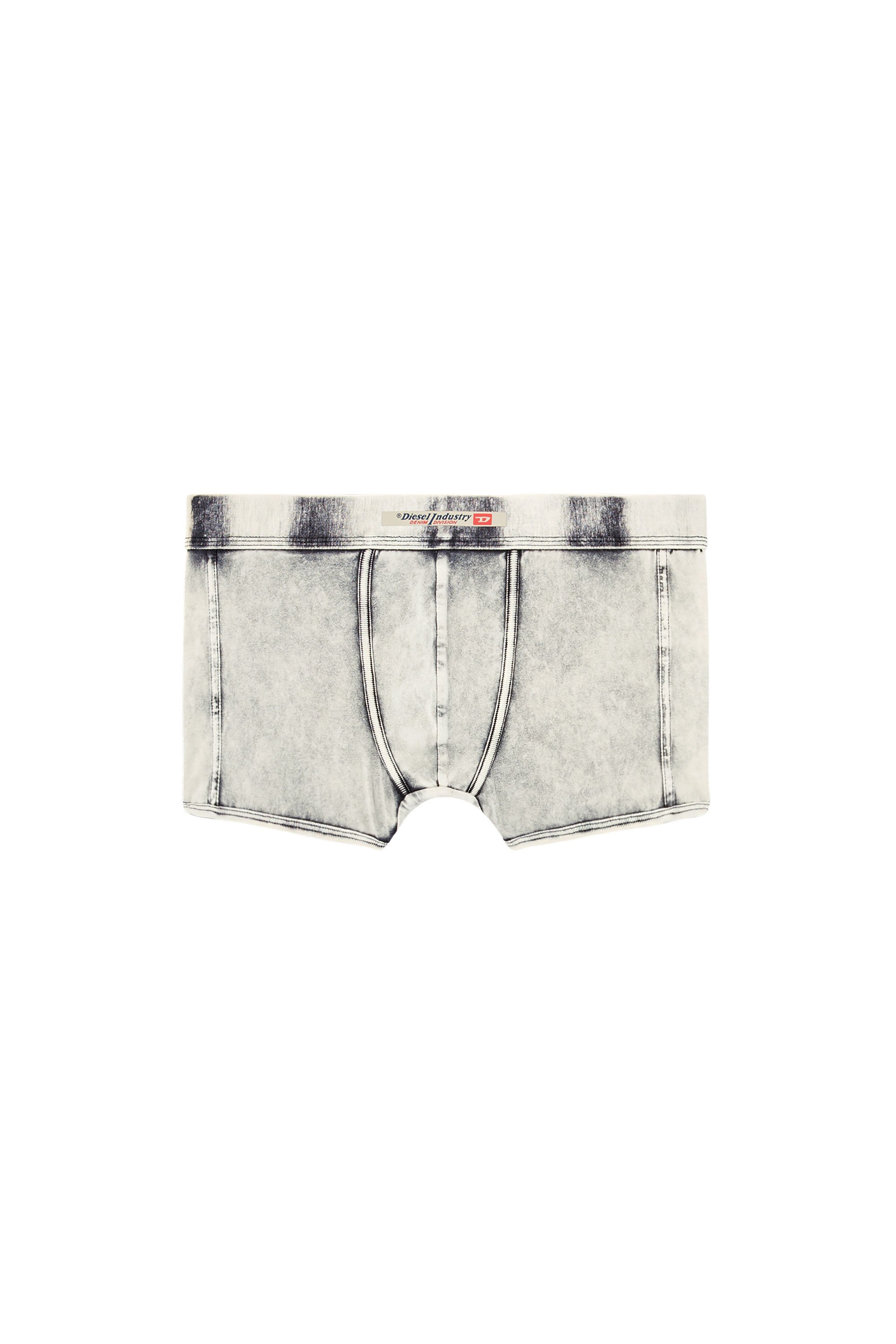 Diesel - DAMIEN-DNM, Male's Denim-effect boxer briefs in ライトグレー - 4