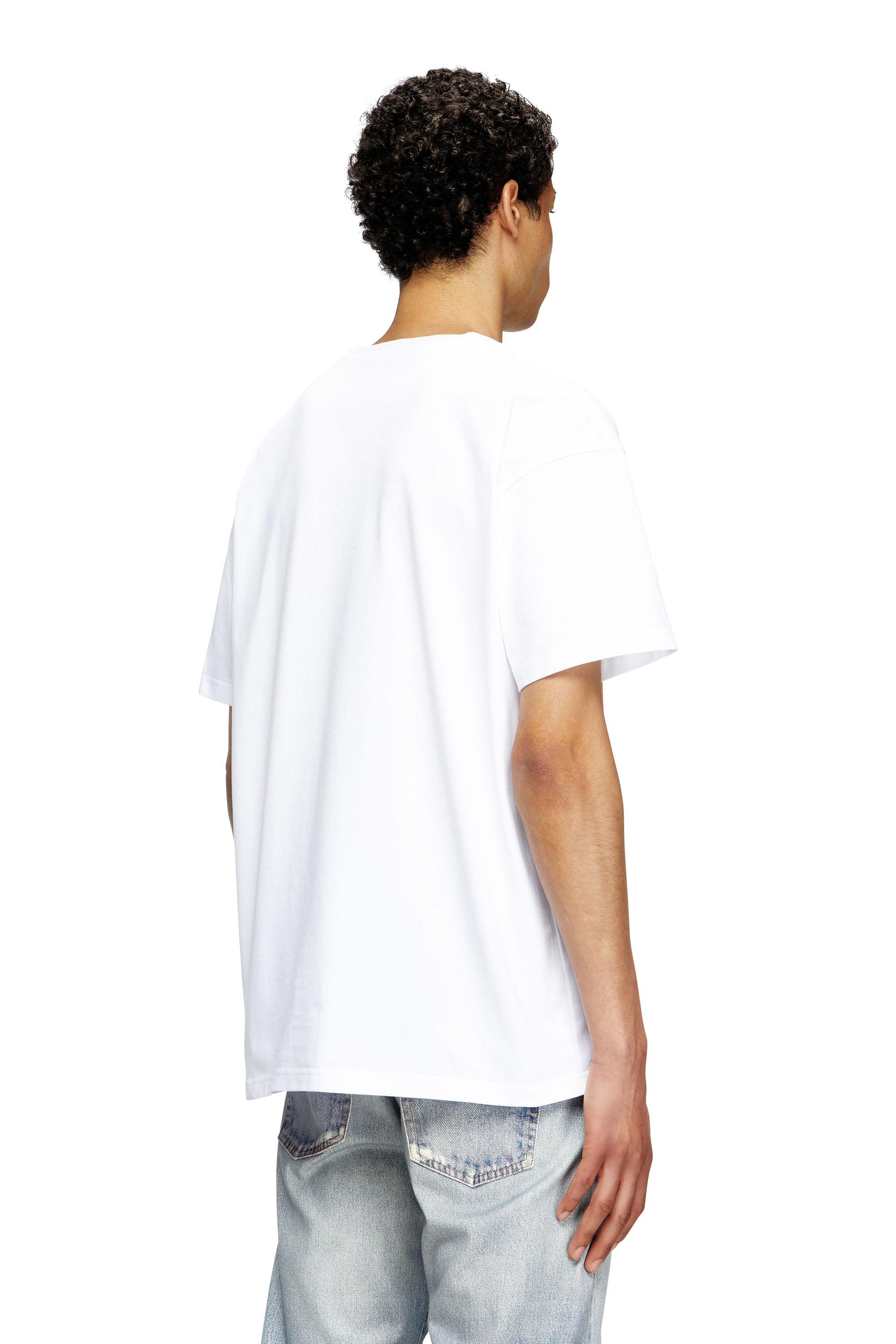 Diesel - PR-T-NORM-TOM25-1, Unisex's T-shirt with graphic print in ホワイト - 4
