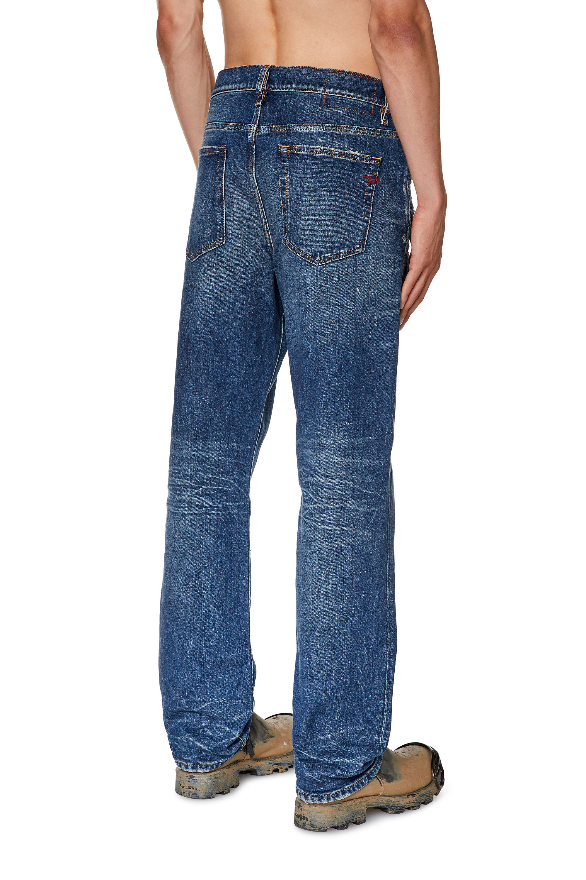 Diesel - Straight Jeans 2020 D-Viker 007Q2, ミディアムブルー - Image 3