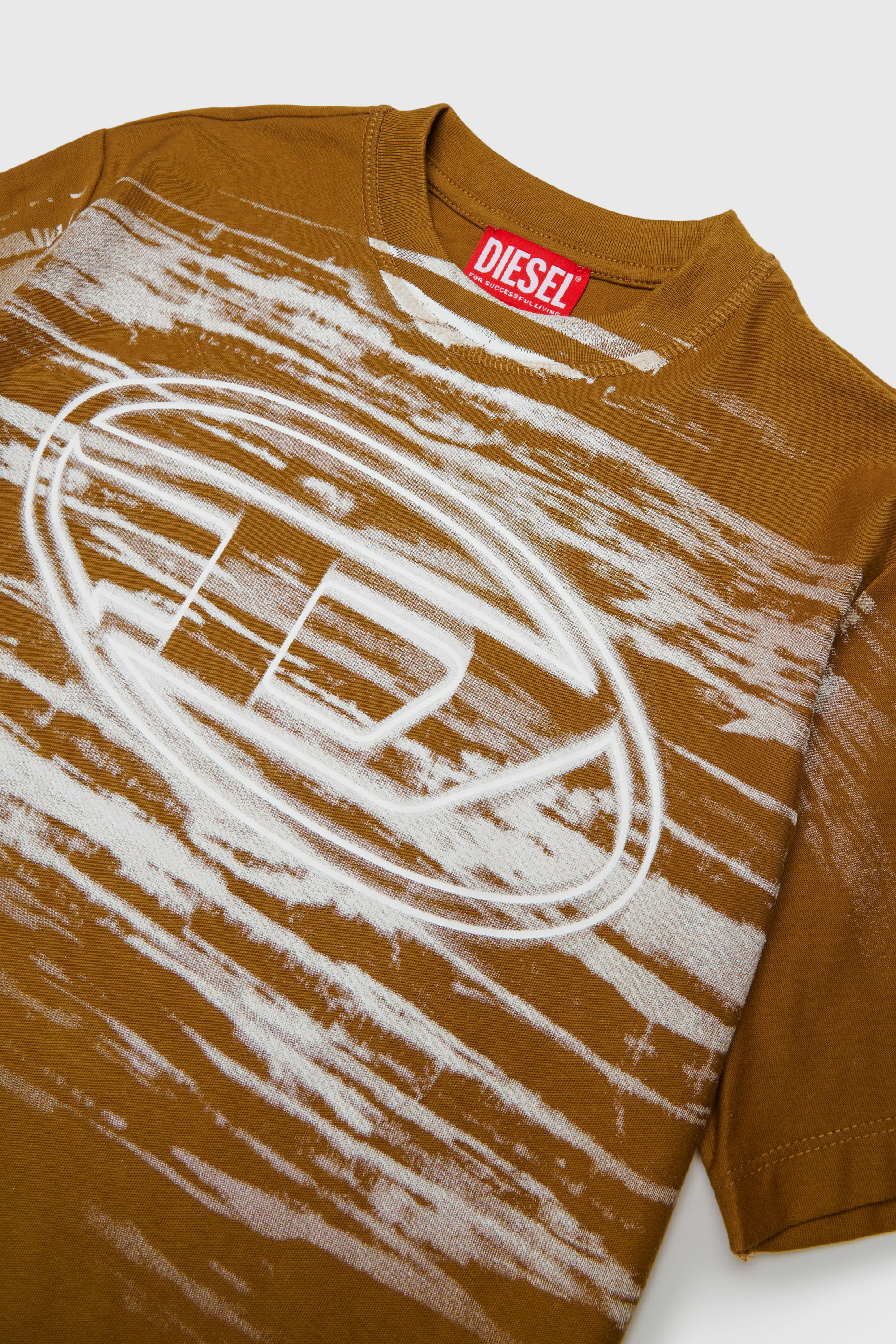 Diesel - TFRIT OVER, Male's Tシャツ in ブラウン - 3